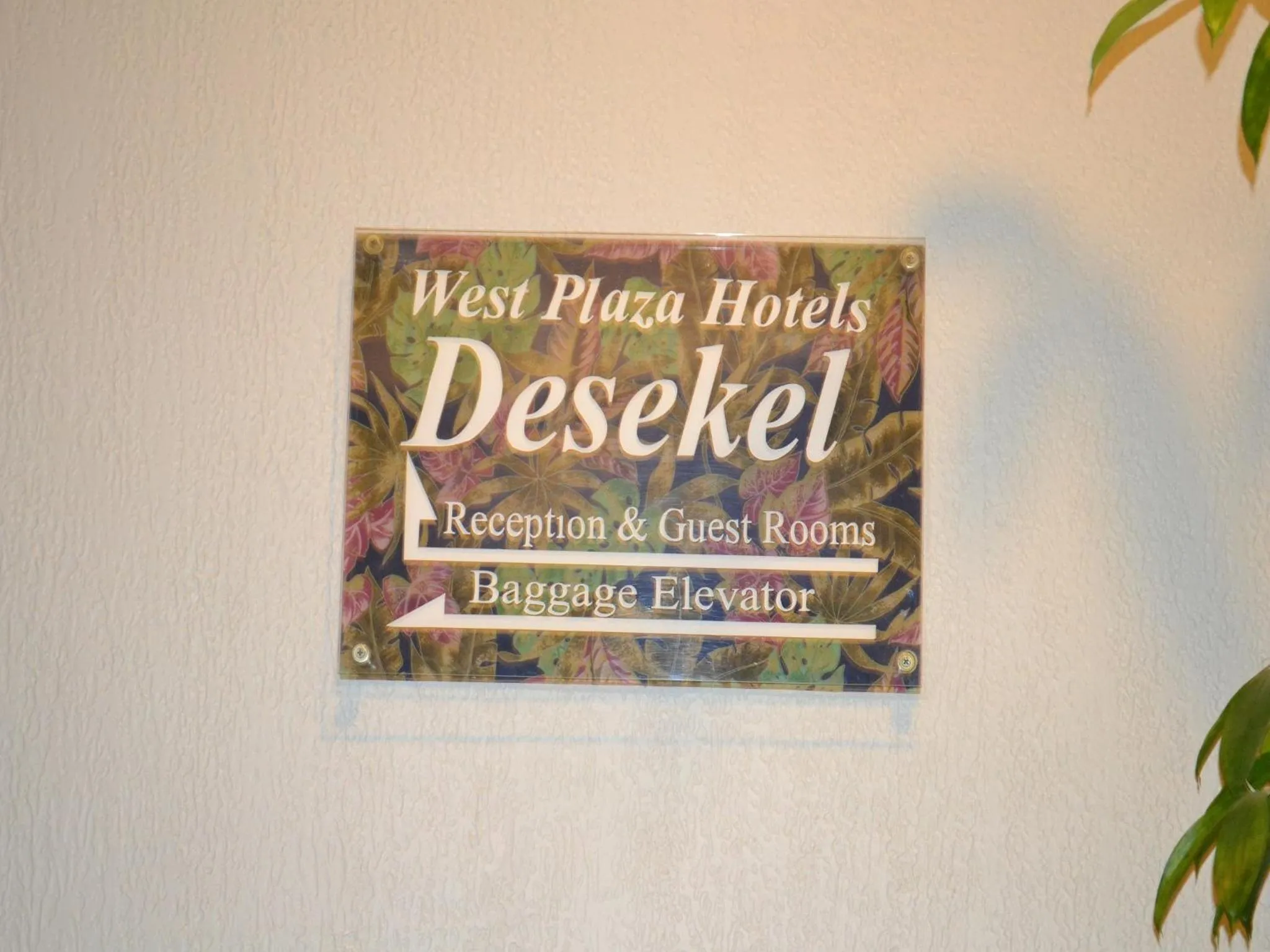 Property logo or sign in West Plaza Desekel