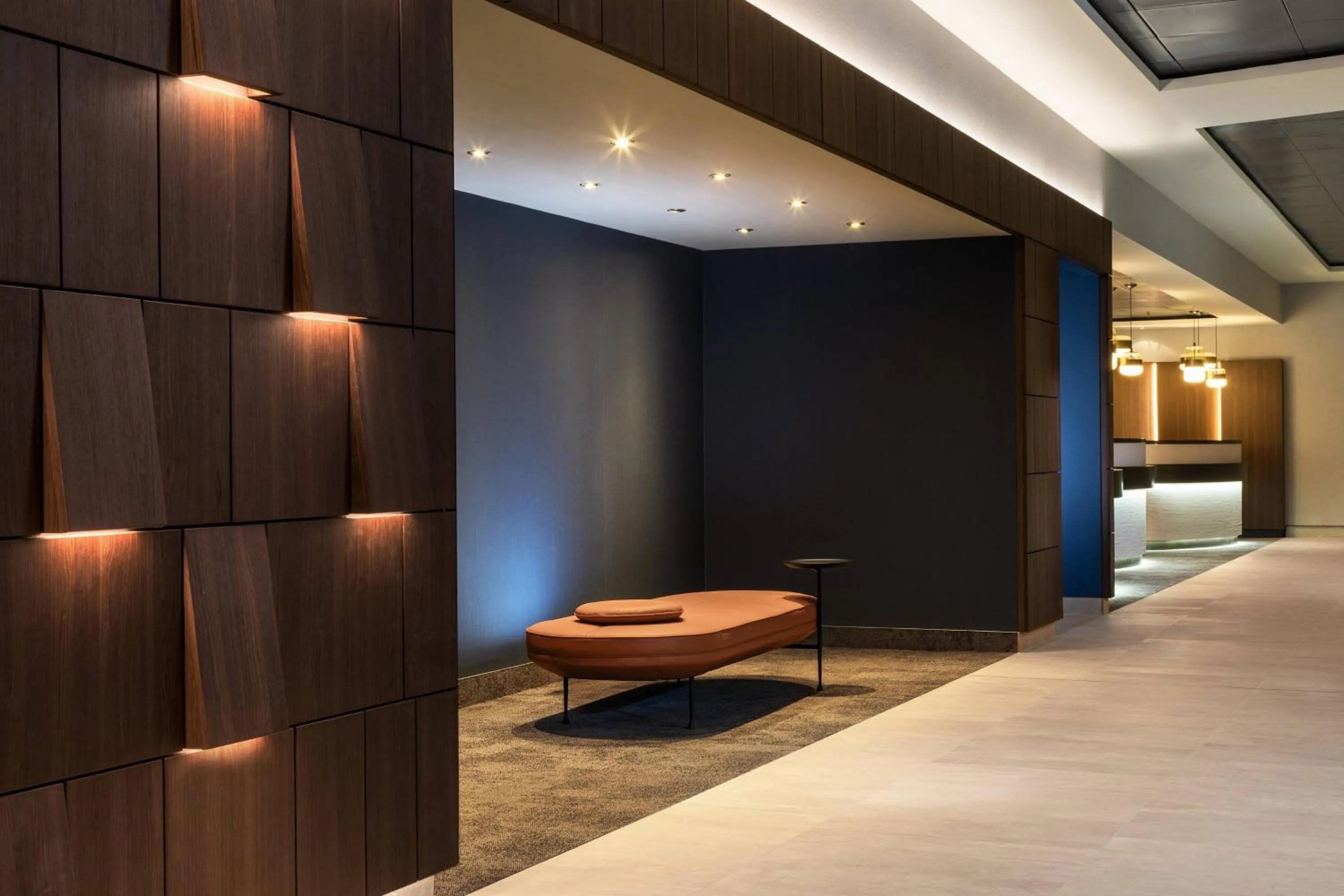 Lobby or reception in Frankfurt Airport Marriott Hotel