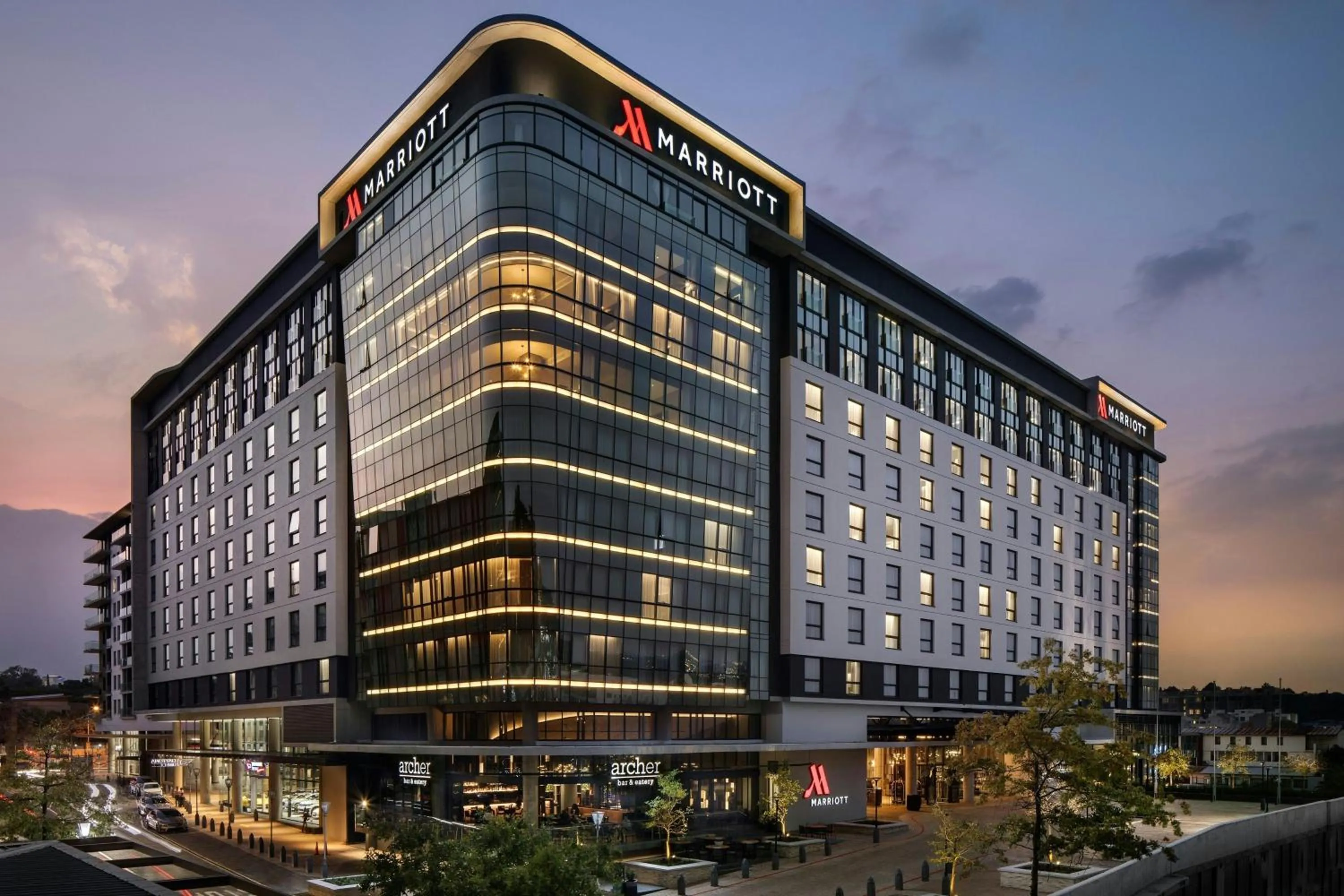 Property building in Johannesburg Marriott Hotel Melrose Arch