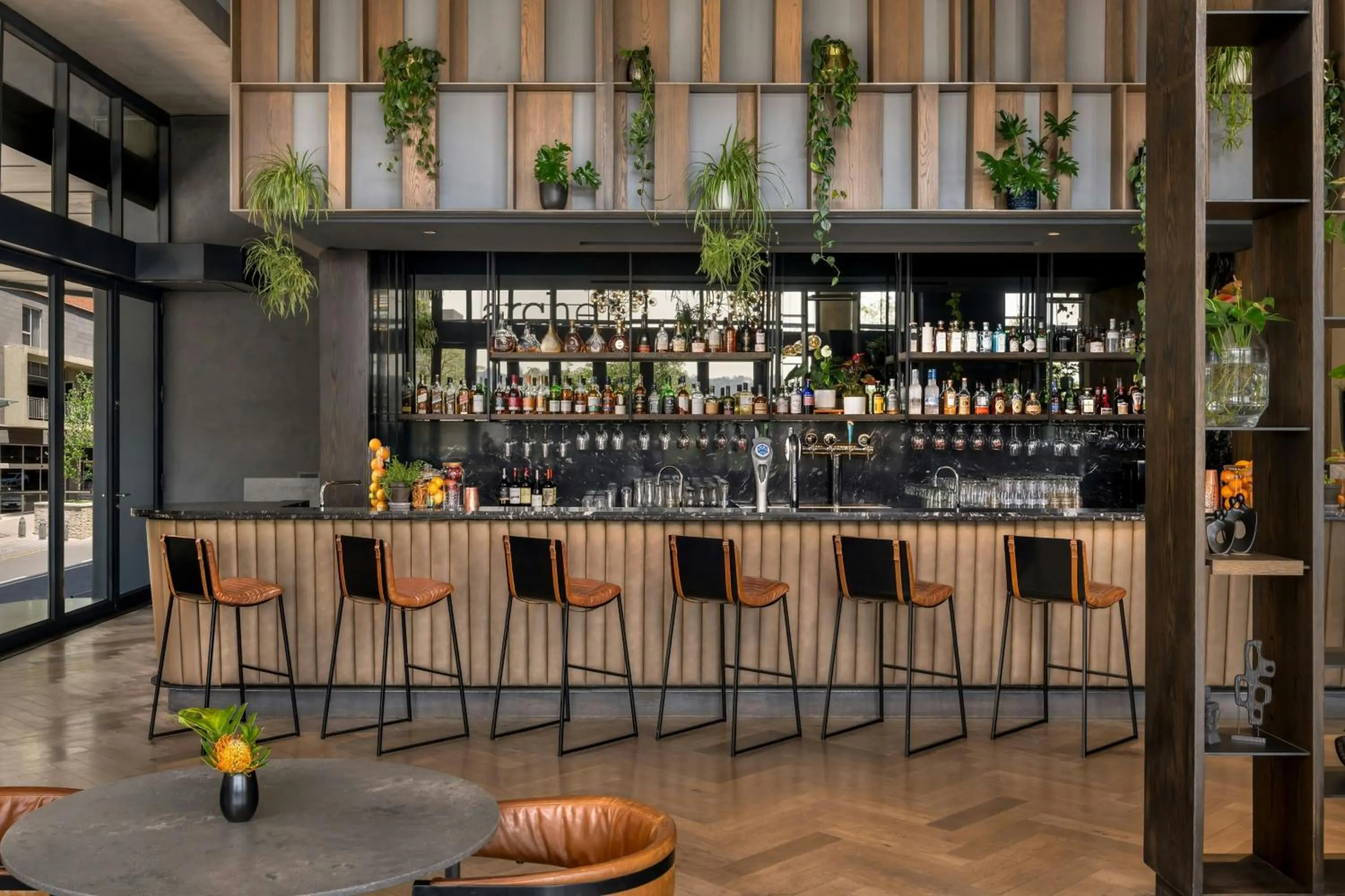 Lounge or bar in Johannesburg Marriott Hotel Melrose Arch