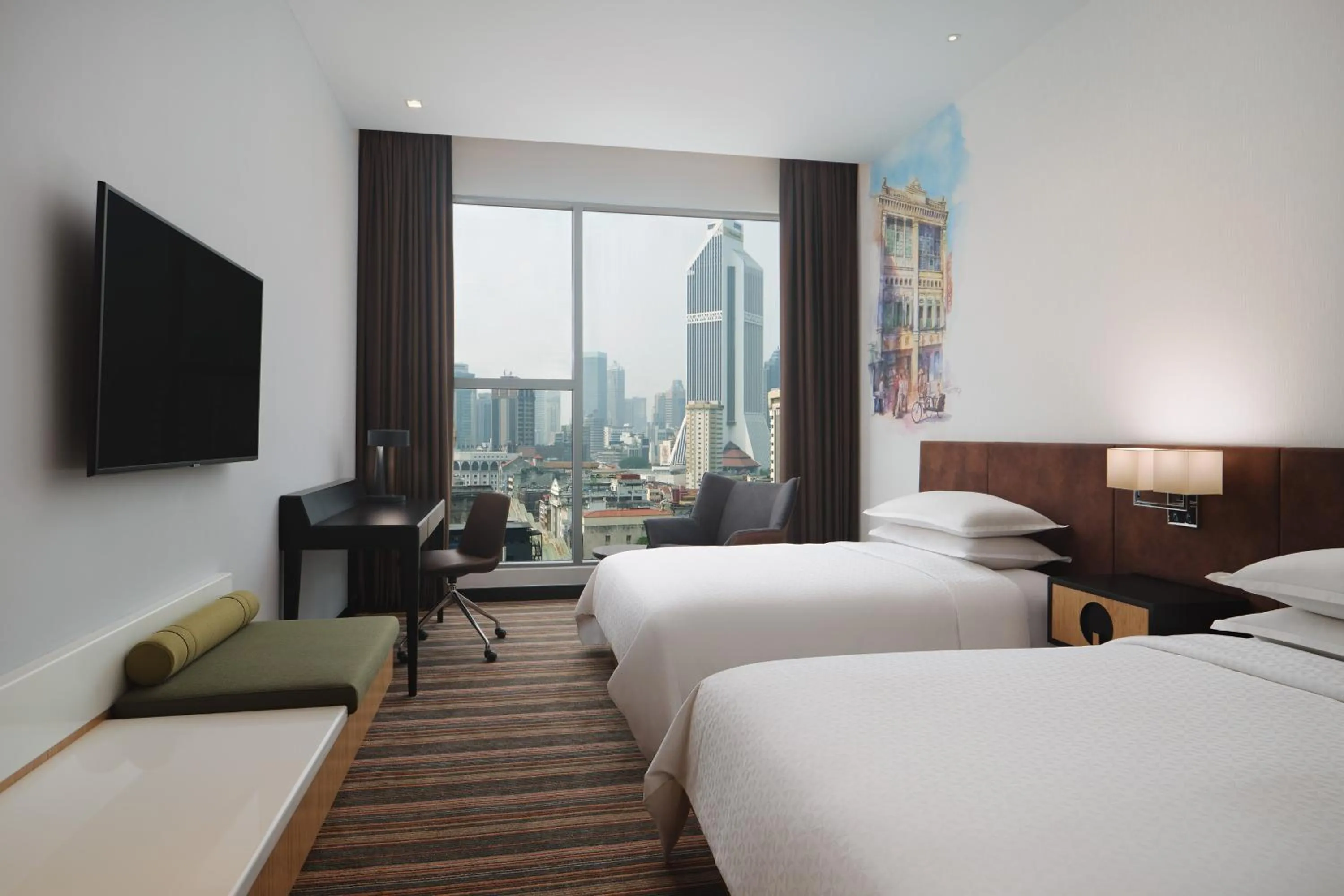 Photo of the whole room, Bed in Four Points by Sheraton Kuala Lumpur, Chinatown