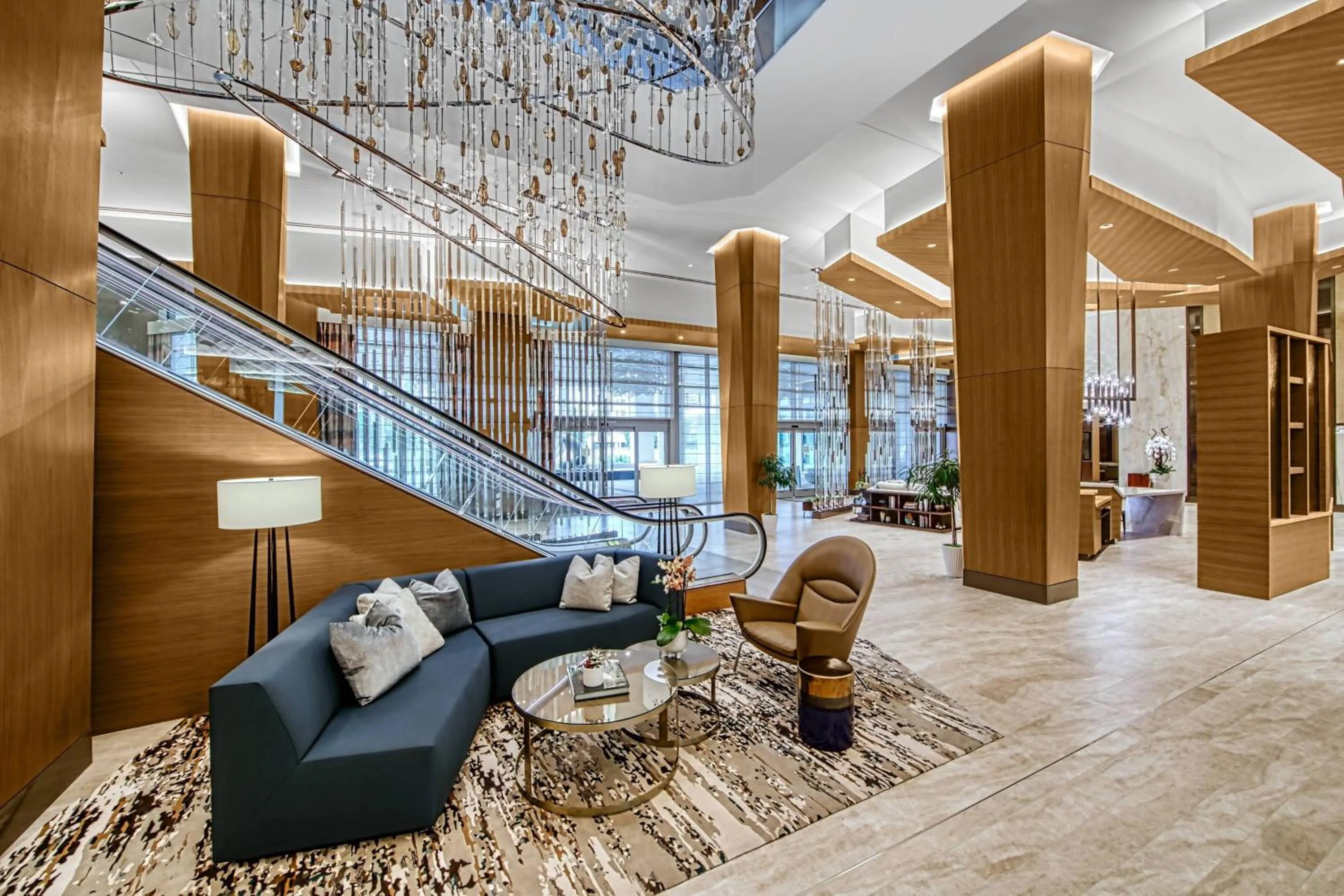 Lobby or reception in JW Marriott, Anaheim Resort