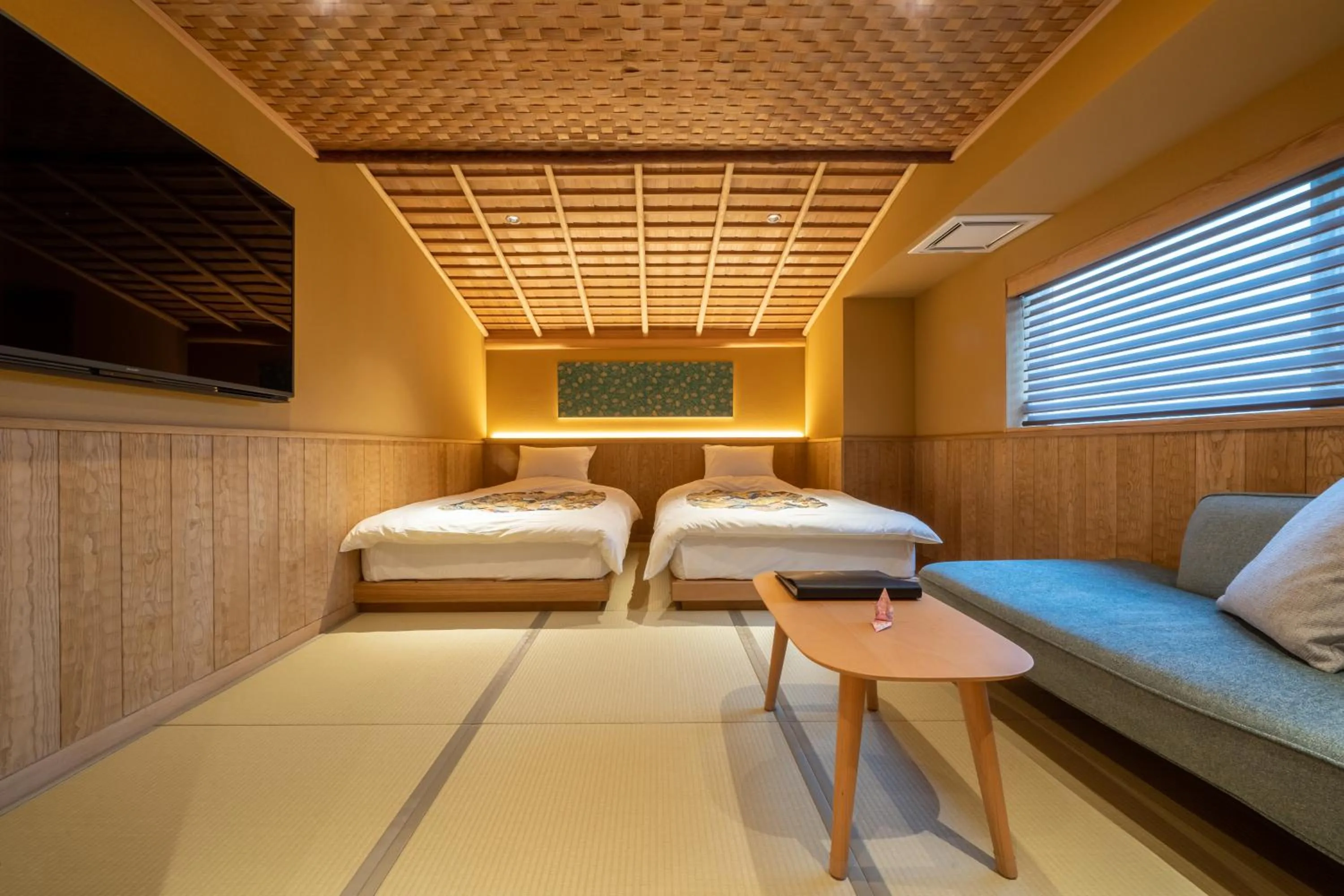 Photo of the whole room, Bed in Nishiyama Ryokan - Established in 1953