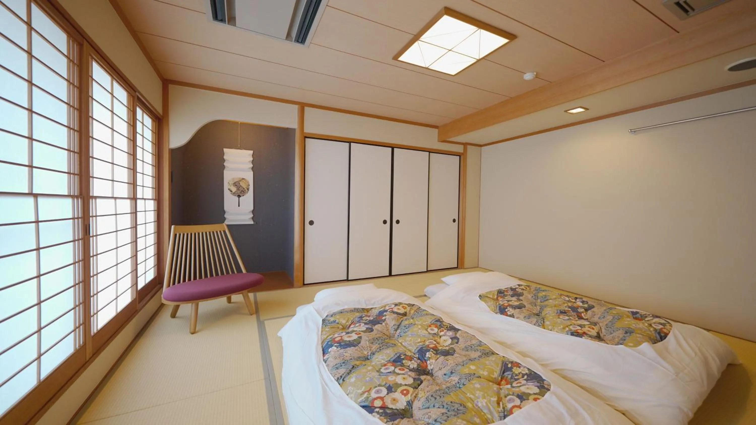 Photo of the whole room, Bed in Nishiyama Ryokan - Established in 1953