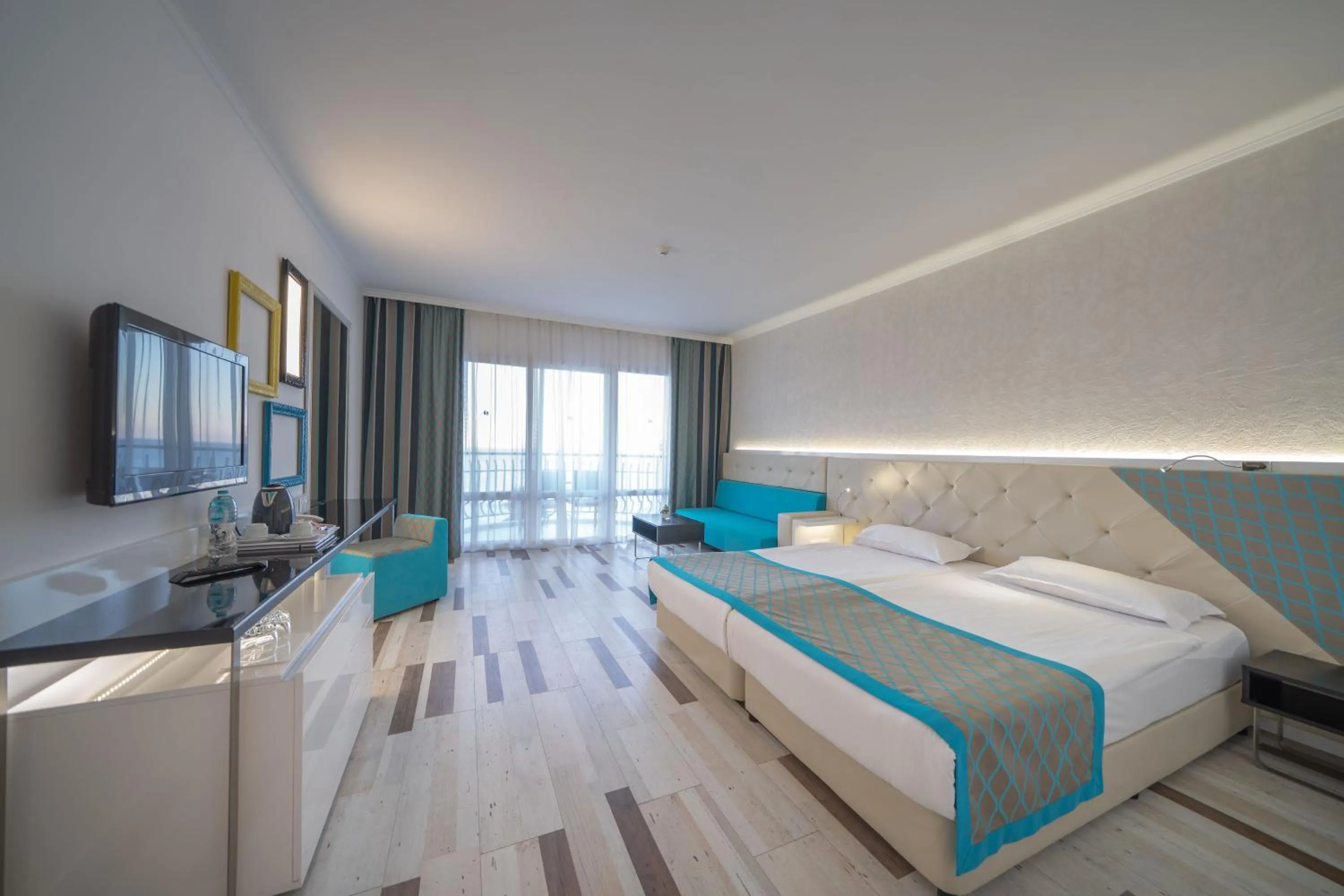 Photo of the whole room, Bed in Sentido Marea Hotel - 24 hours Ultra All inclusive & Private Beach