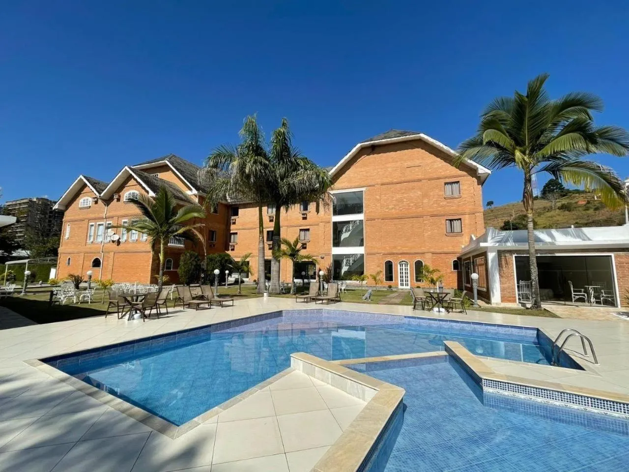 Pool view in Grand Ville Hotel