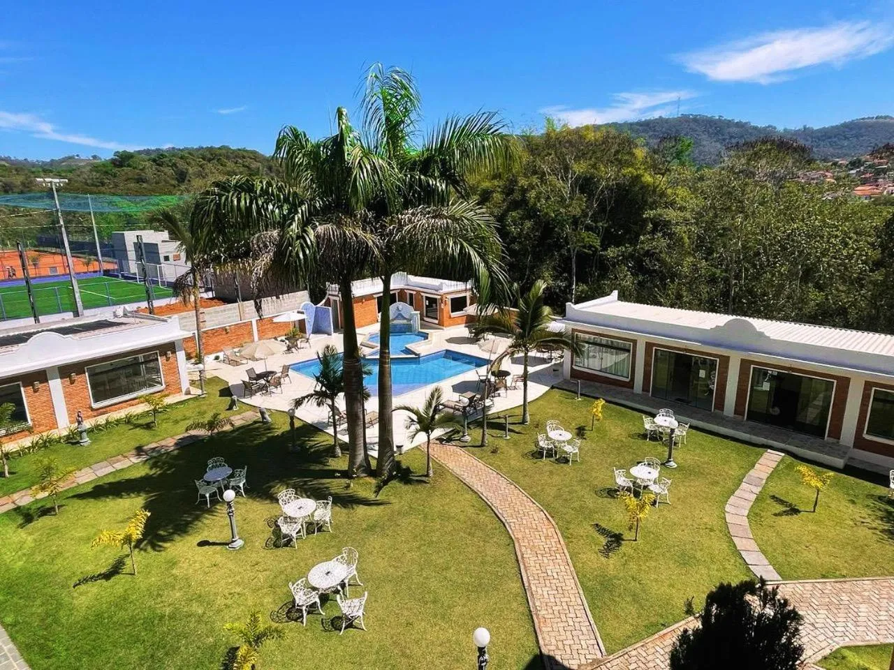 Garden view in Grand Ville Hotel