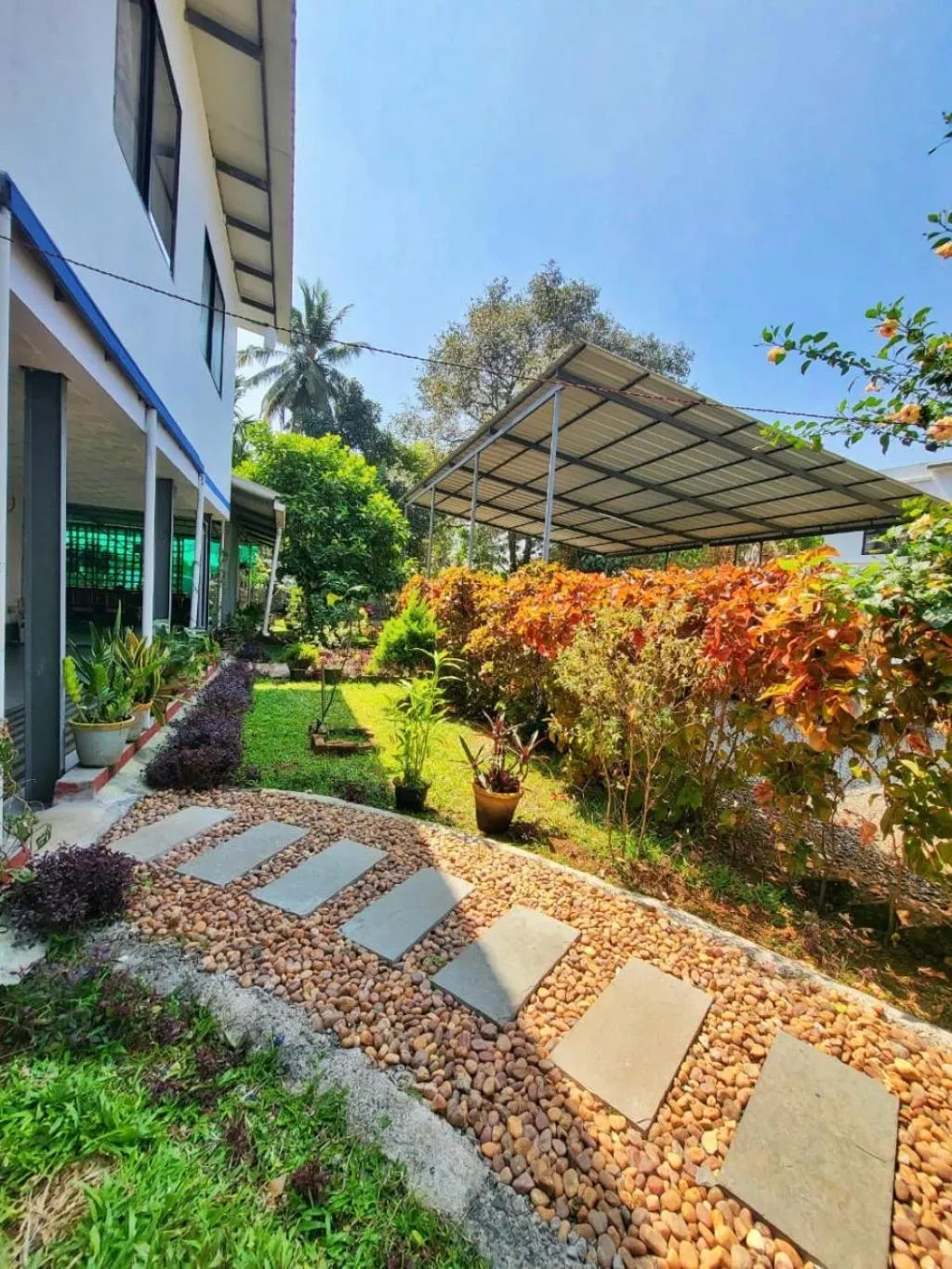 Garden view in Nature Villa Kochi