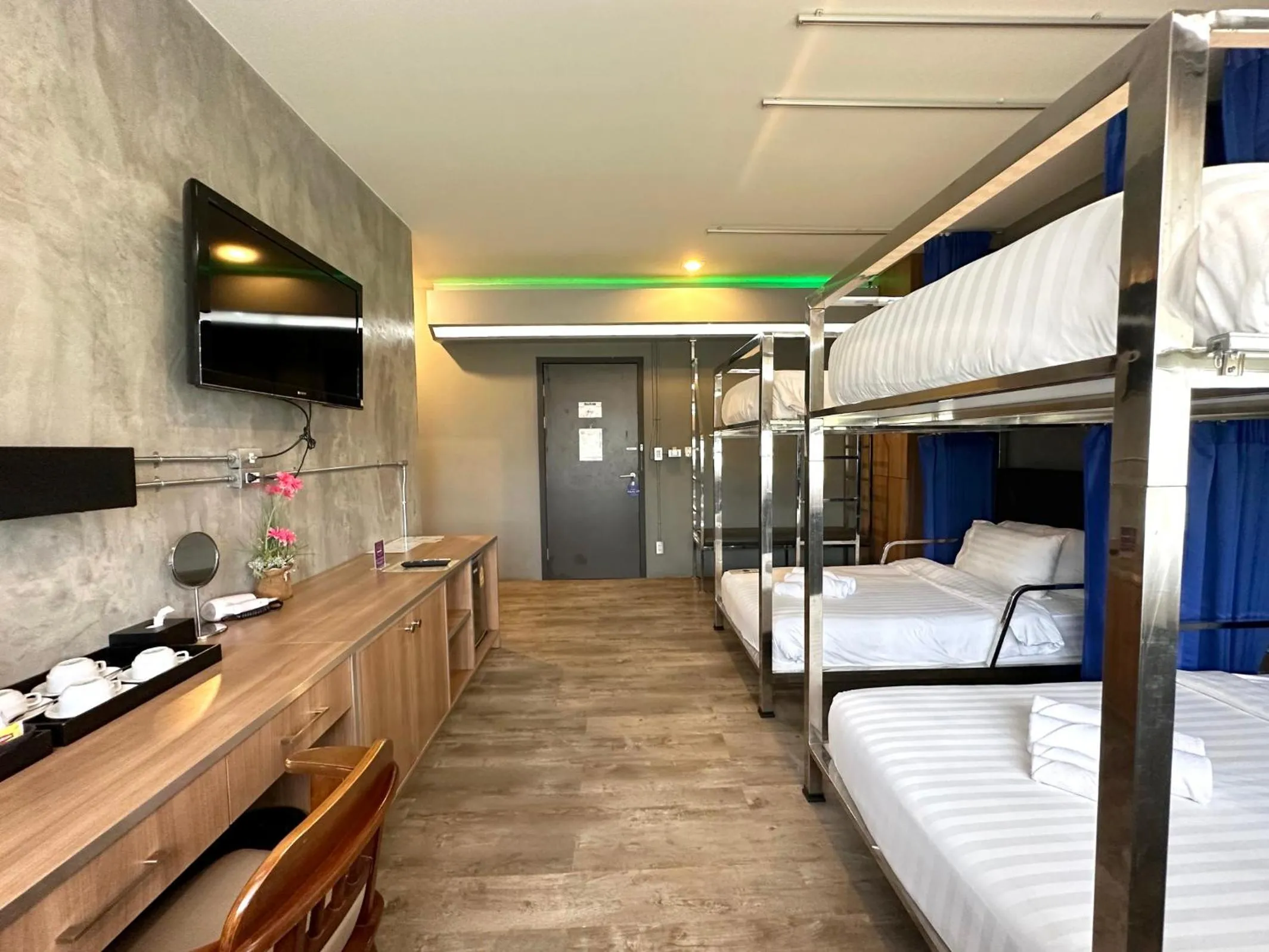 Bed in The Terminal Khon Kaen Hotel