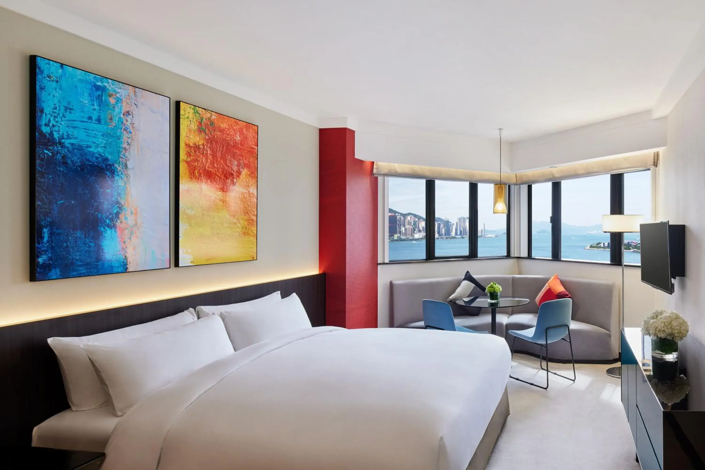 Continental Harbor View Room in Prince Hotel, Marco Polo Continental Harbor View Room in Prince Hotel, Marco Polo