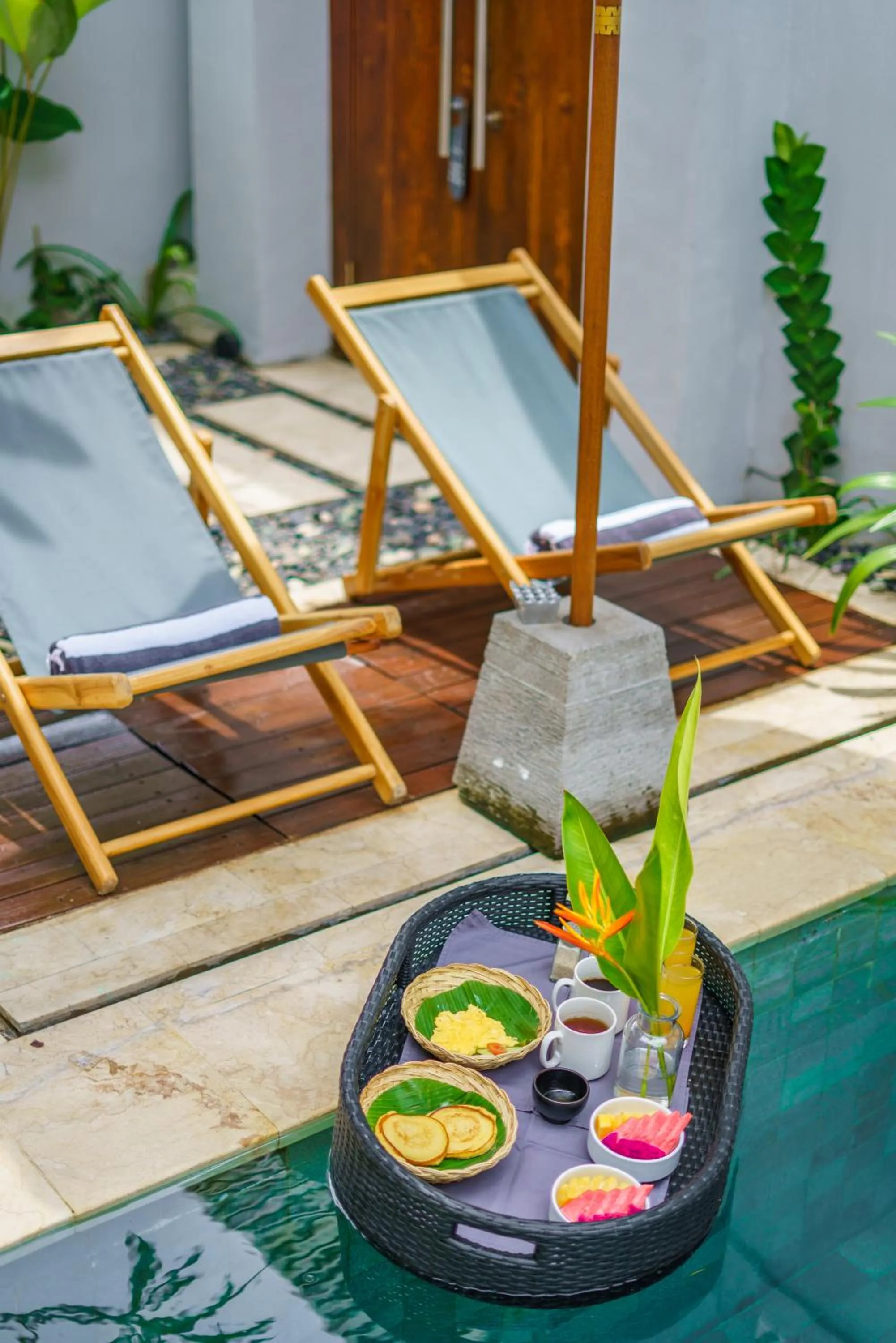 Food and drinks in Anema Villa Seminyak