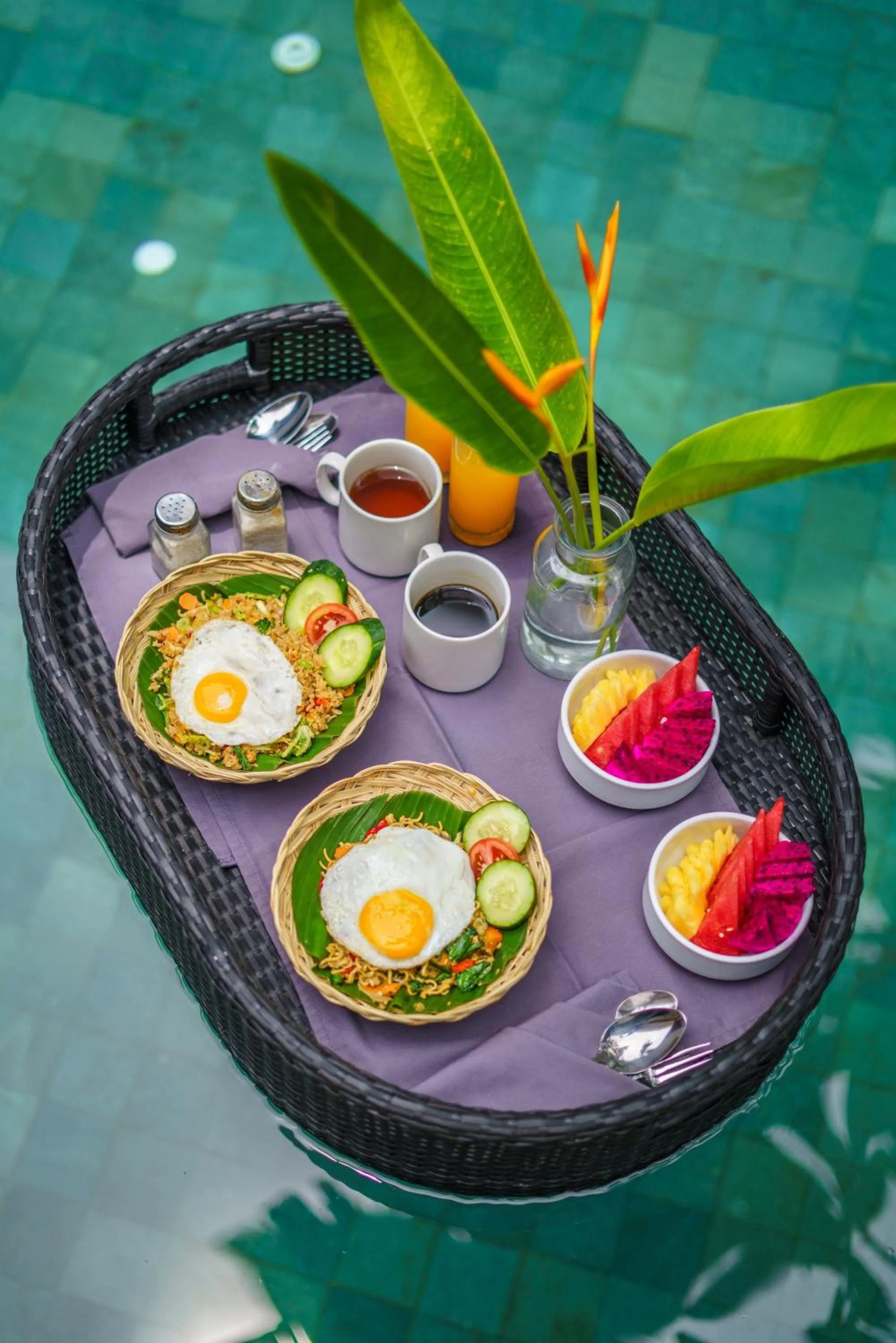 Food and drinks in Anema Villa Seminyak