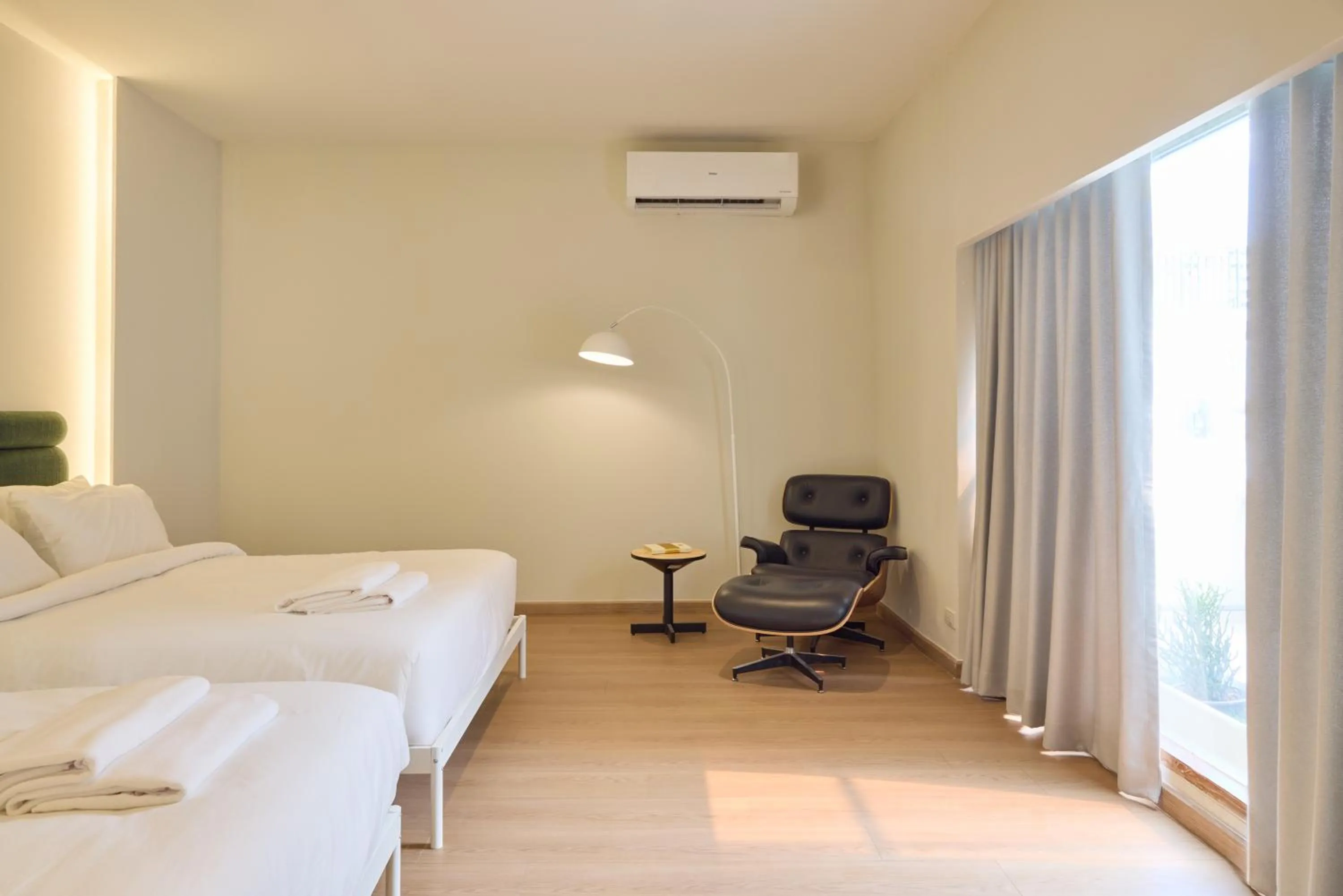 Bed in Theme Boutique Hotel Bangkok