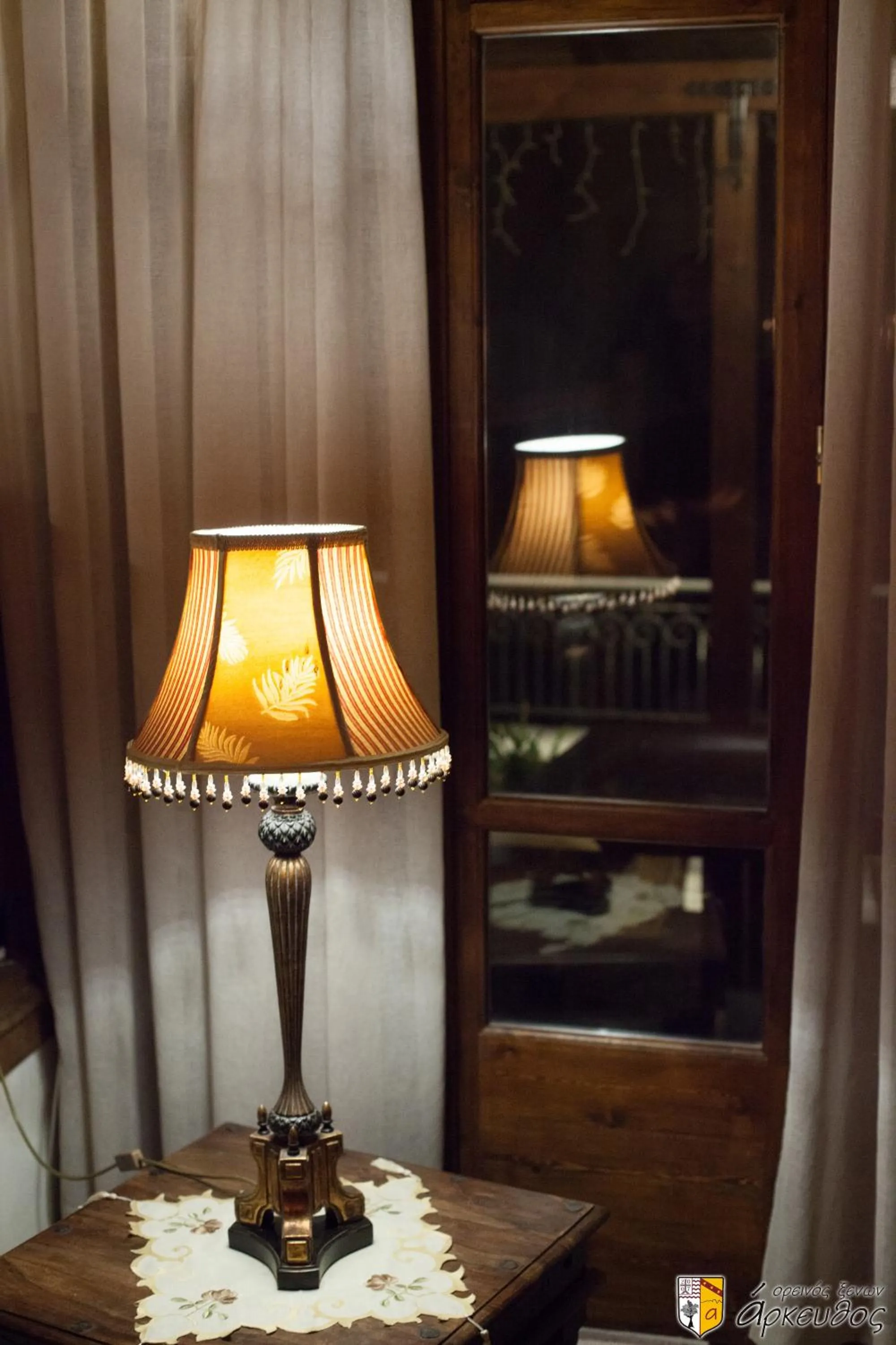 Decorative detail in Arkefthos Mountain Hotel