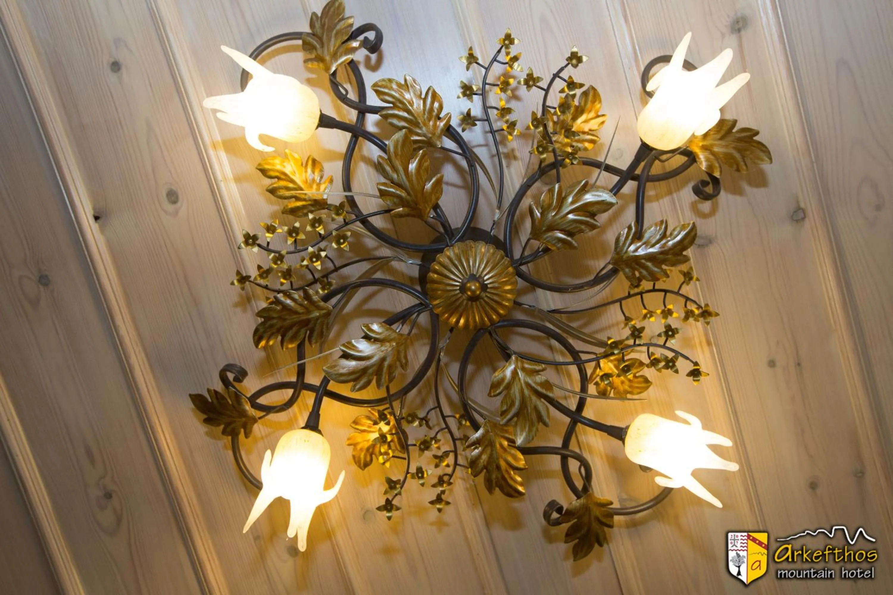 Decorative detail in Arkefthos Mountain Hotel