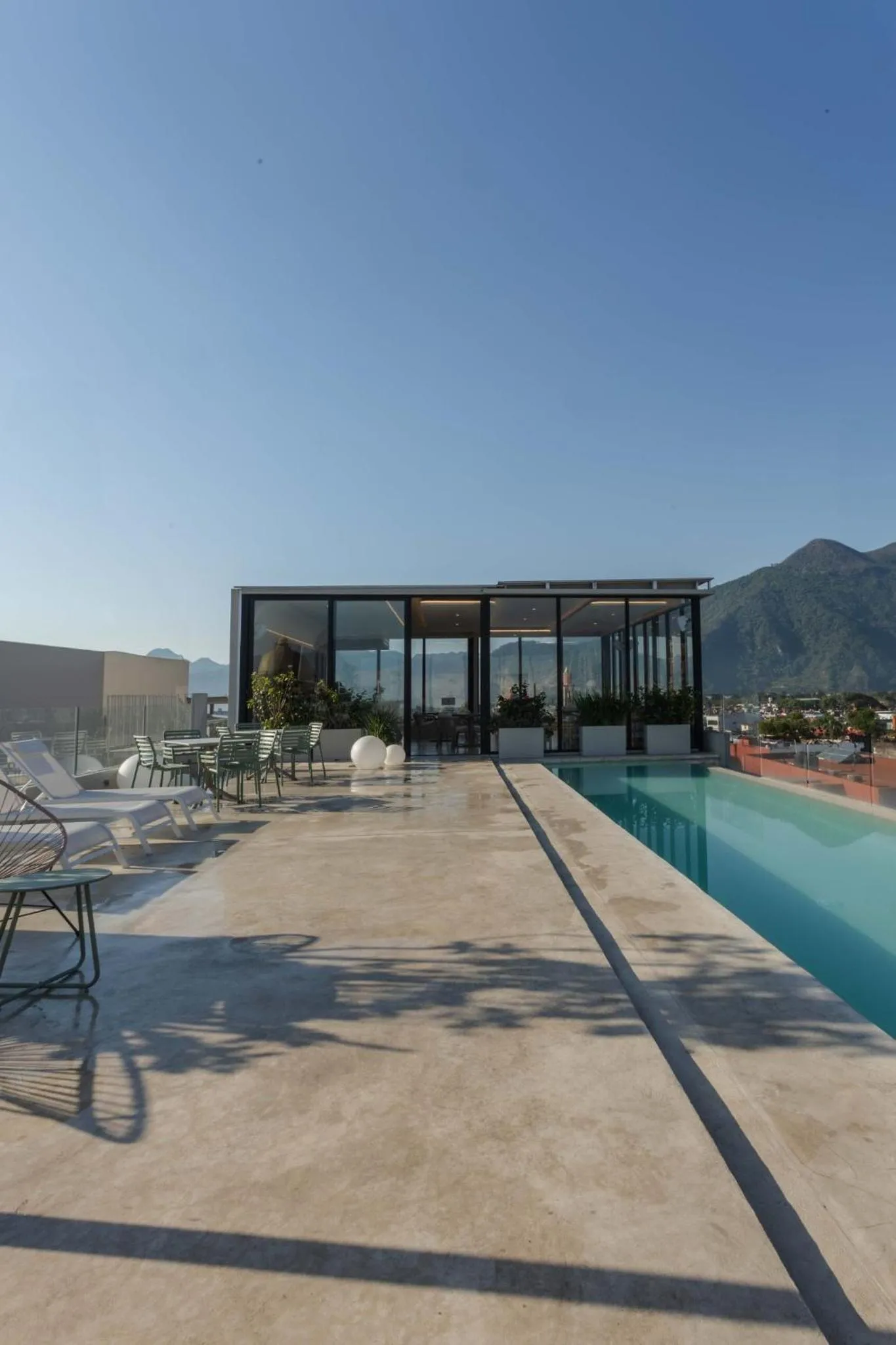 Swimming pool in Gamma Orizaba Grand Hotel de France