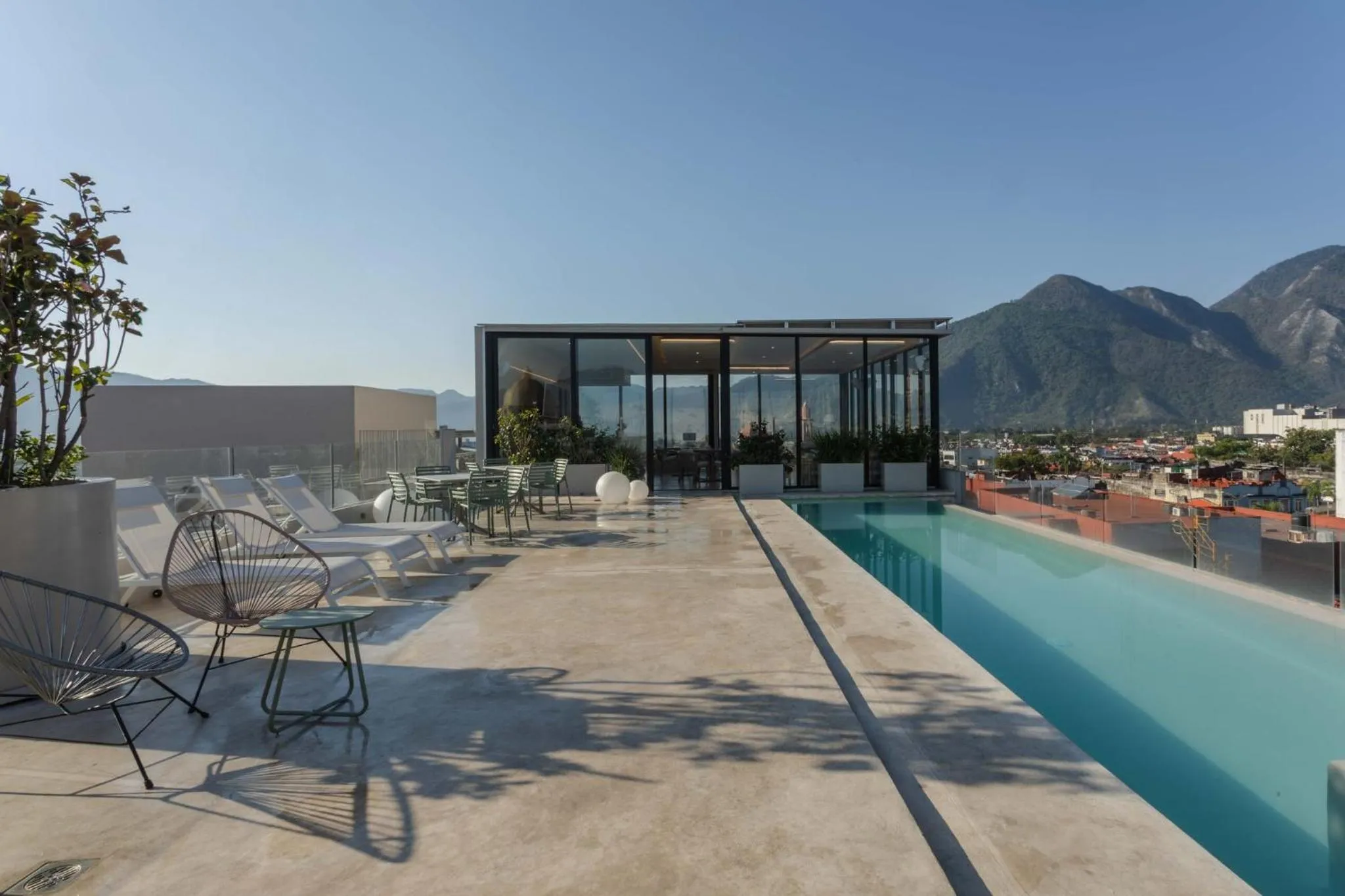 Swimming pool in Gamma Orizaba Grand Hotel de France