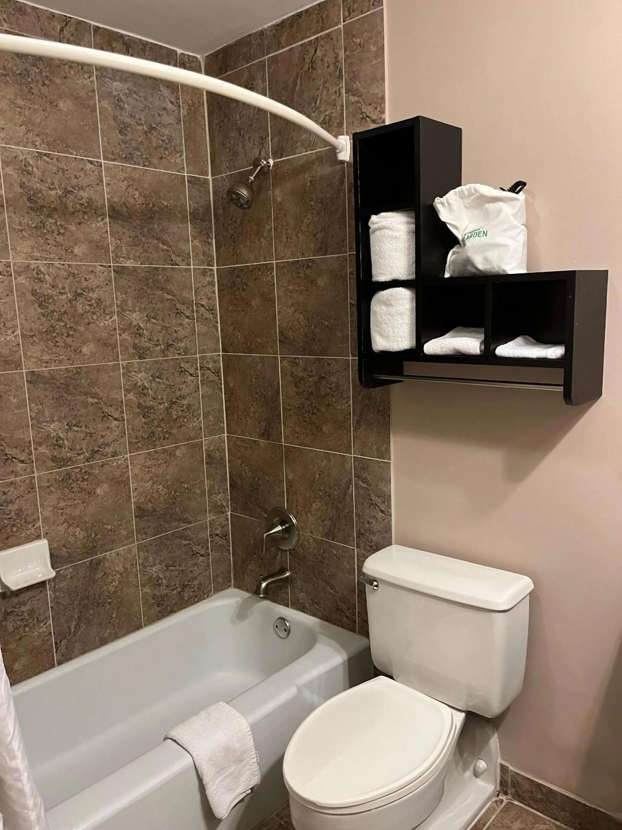 Bathroom in Wyndham Garden Schaumburg Chicago Northwest