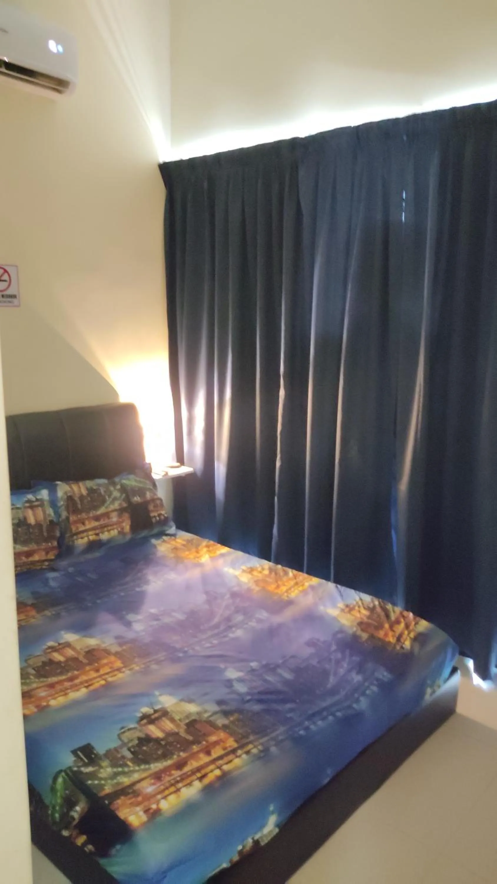 Bed in WeJDAN INN BALIK PULAU, PENANG ISLAND