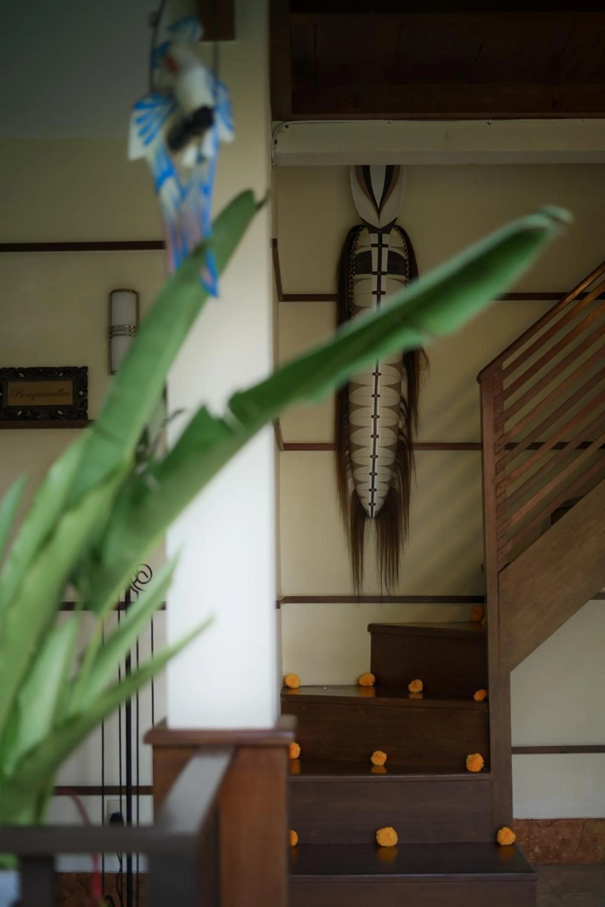 Decorative detail in Rumah Ganesha Ubud