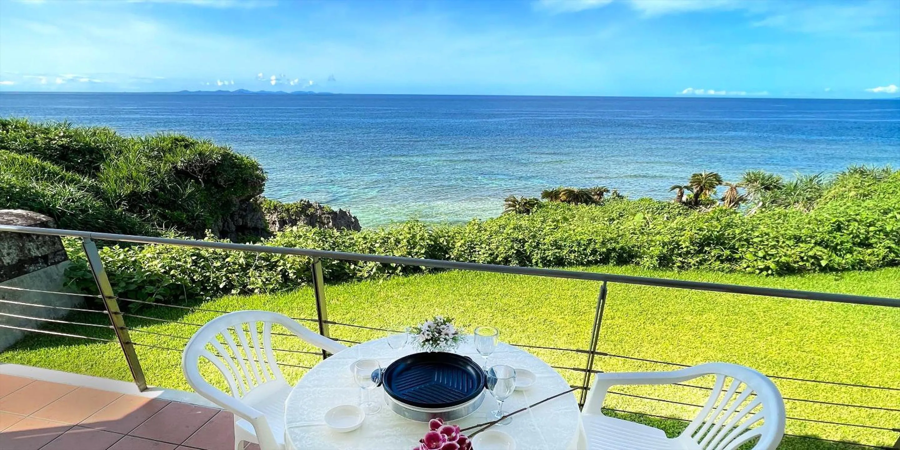 Balcony/Terrace in wisteria Ocean Nakijin