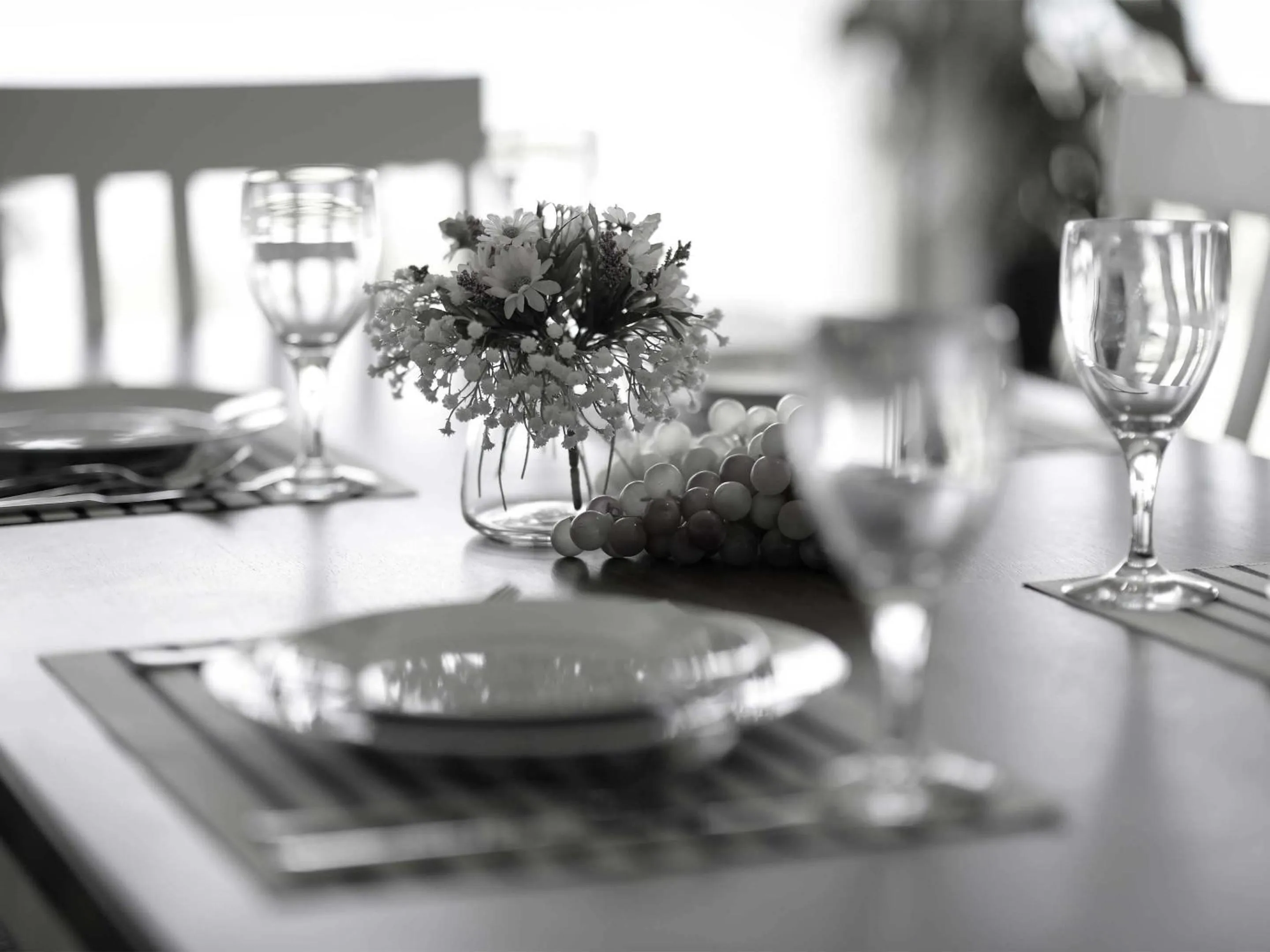 Dining area in wisteria Ocean Nakijin