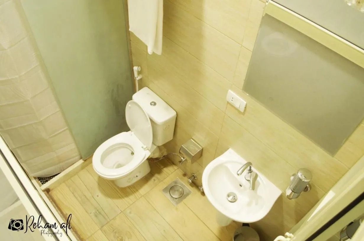 Bathroom in The location Hotel
