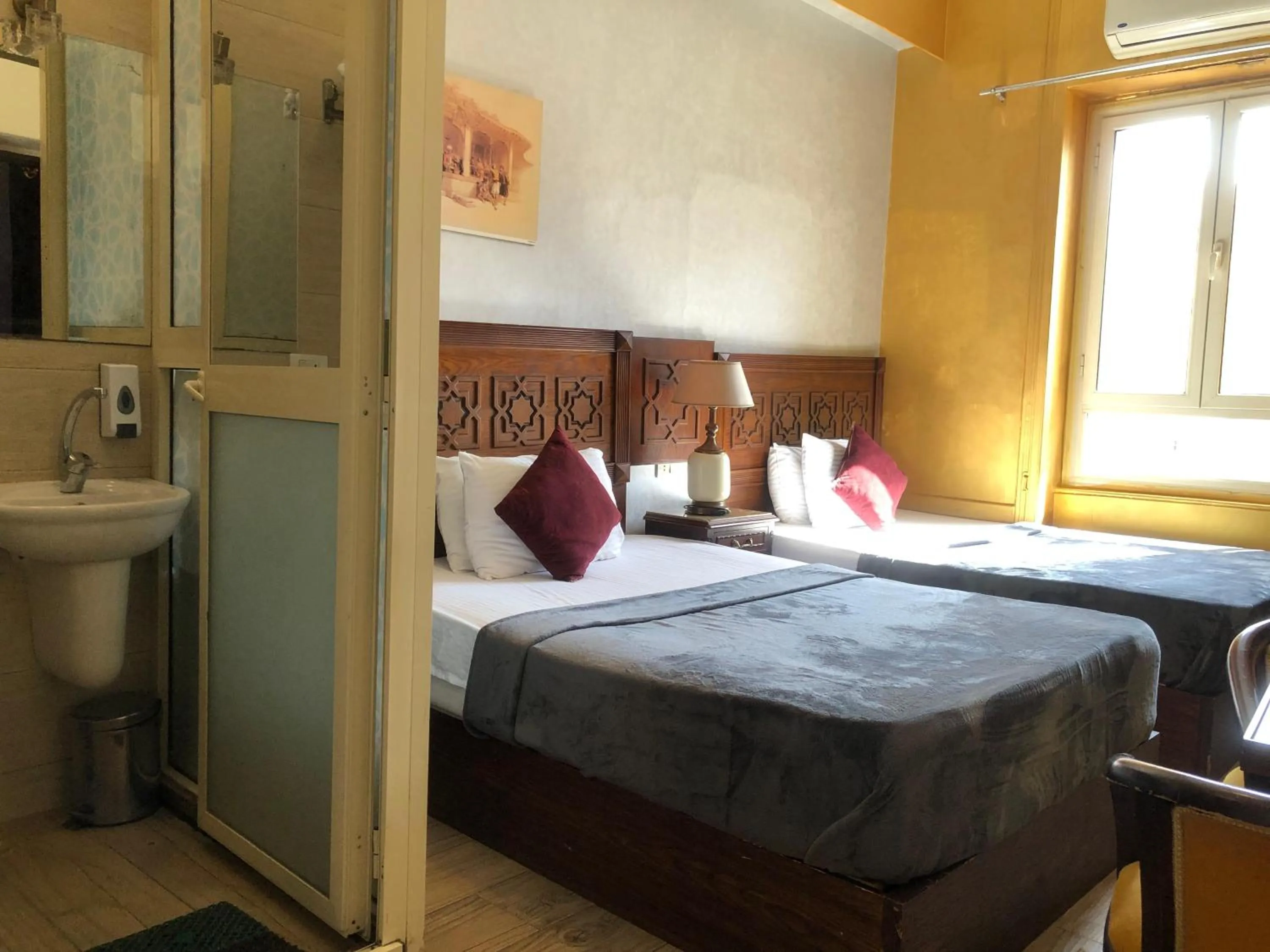 Bed in The location Hotel