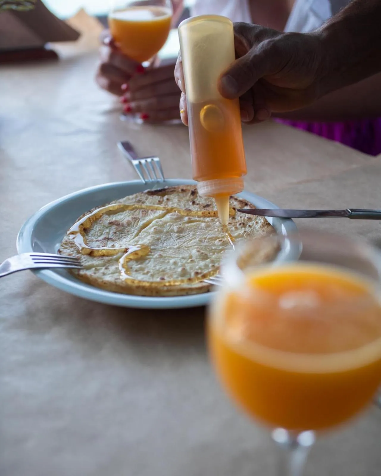 Breakfast in Samaria by the Sea