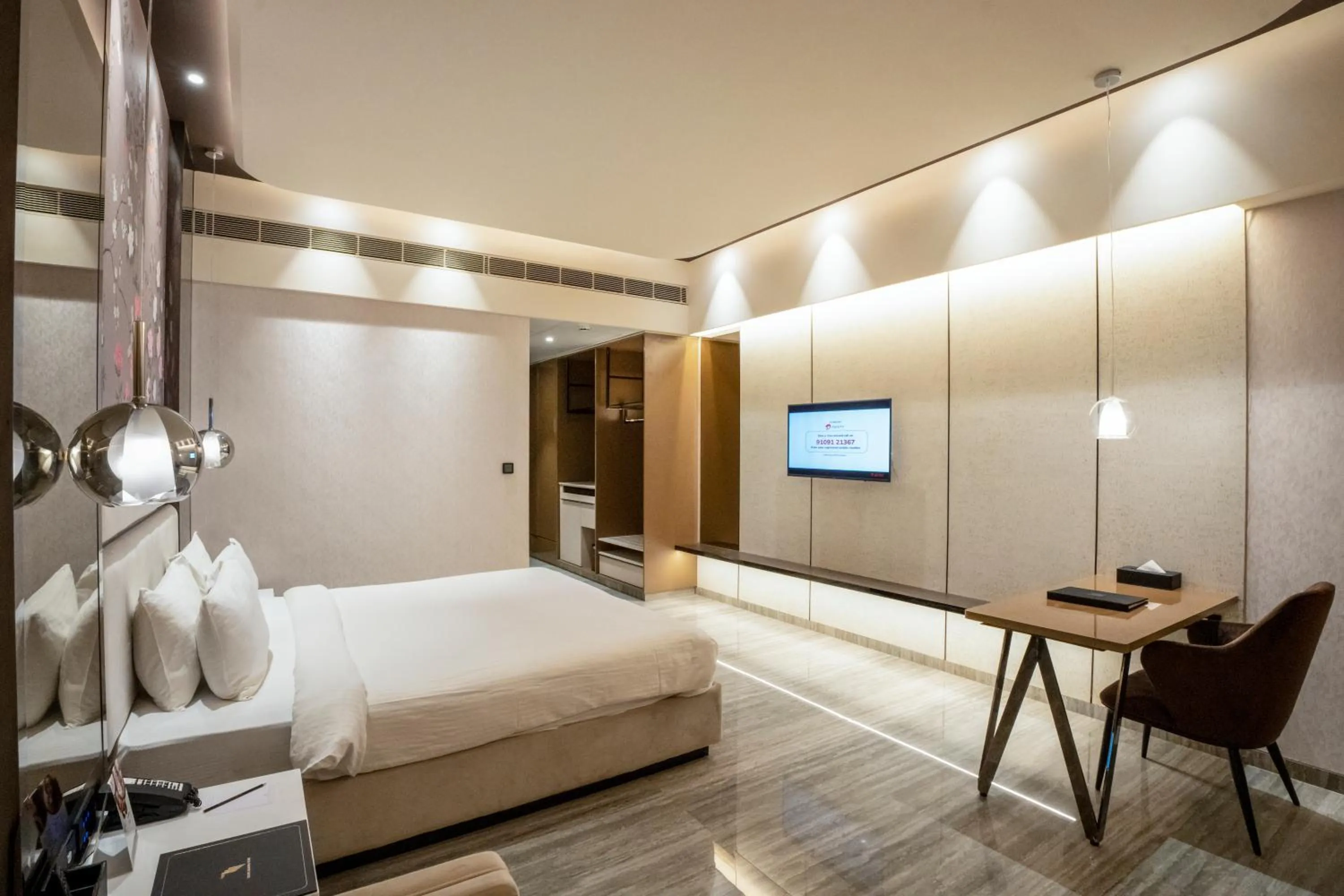 Bed in Seven Eleven Hotels and Club