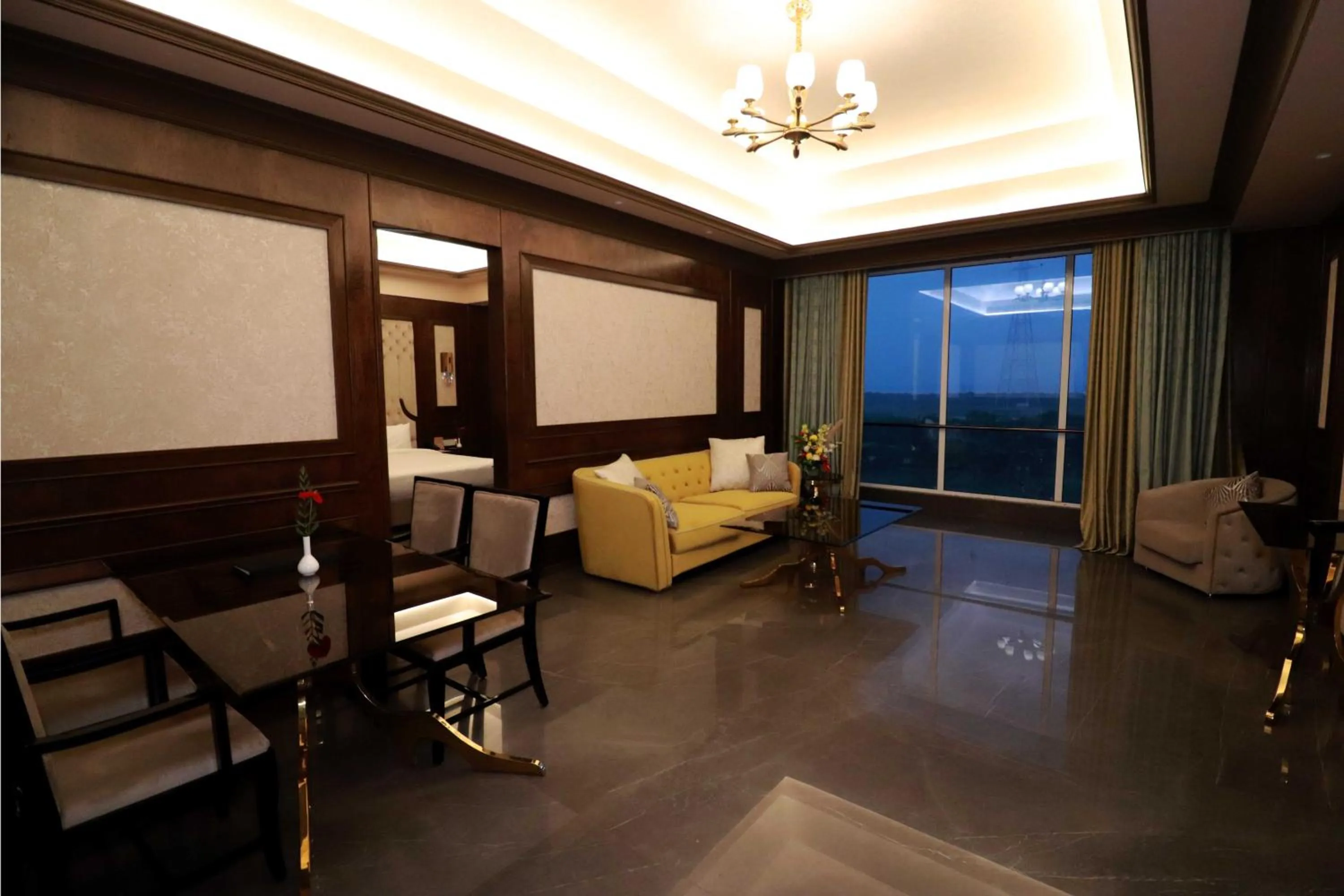 Dining area in Seven Eleven Hotels and Club