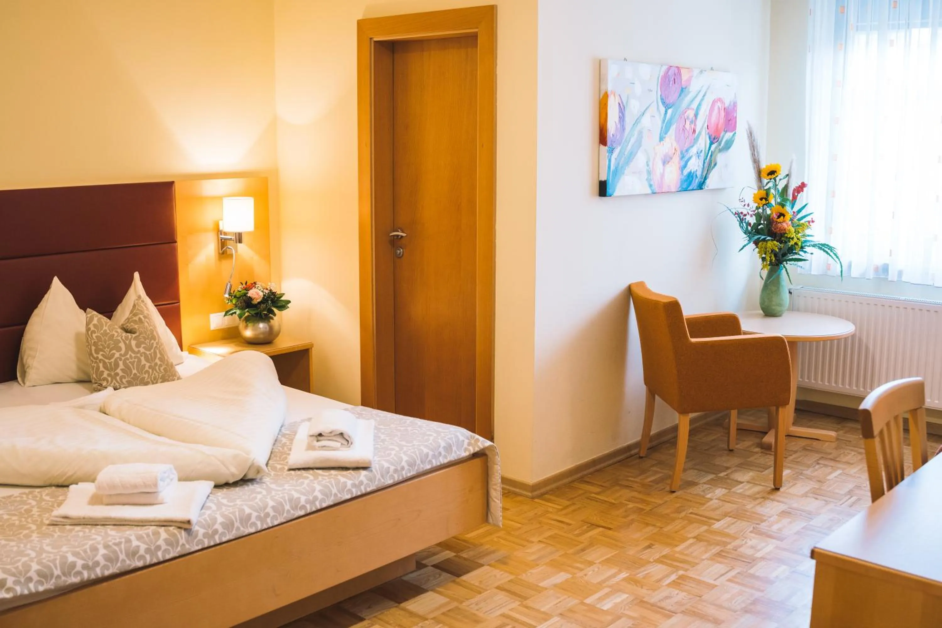 Photo of the whole room, Bed in Hotel Restaurant Thadeushof