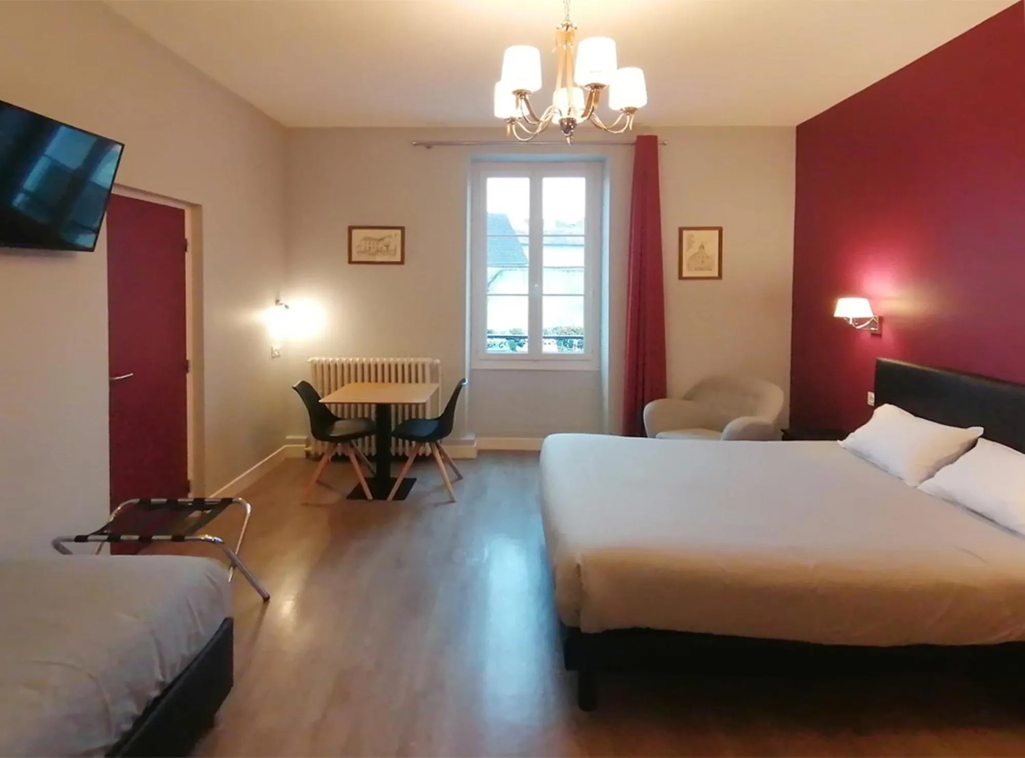 Bedroom, Bed in Hôtel Le Dormeux