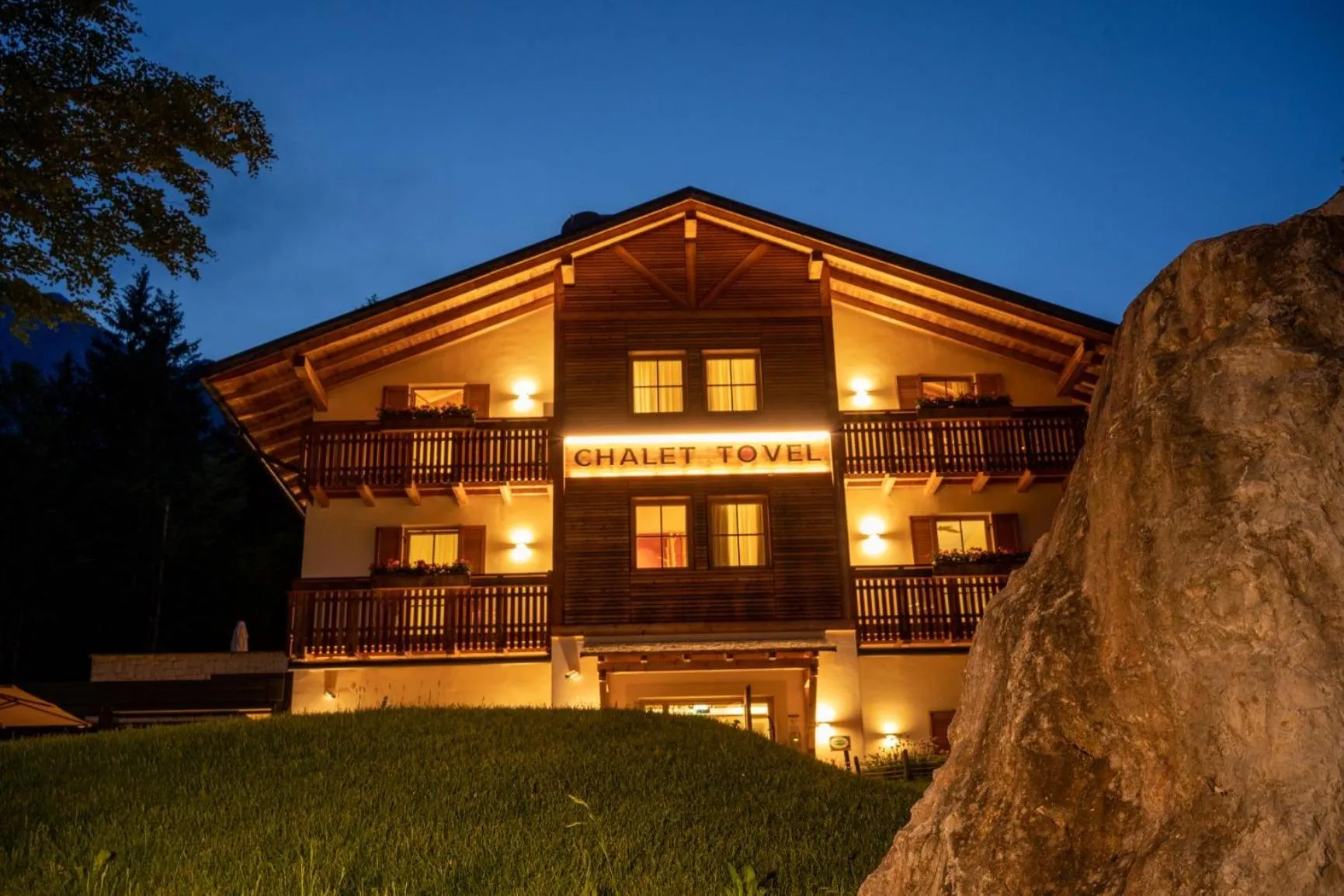 Property building in Chalet Tovel - Mountain Lake