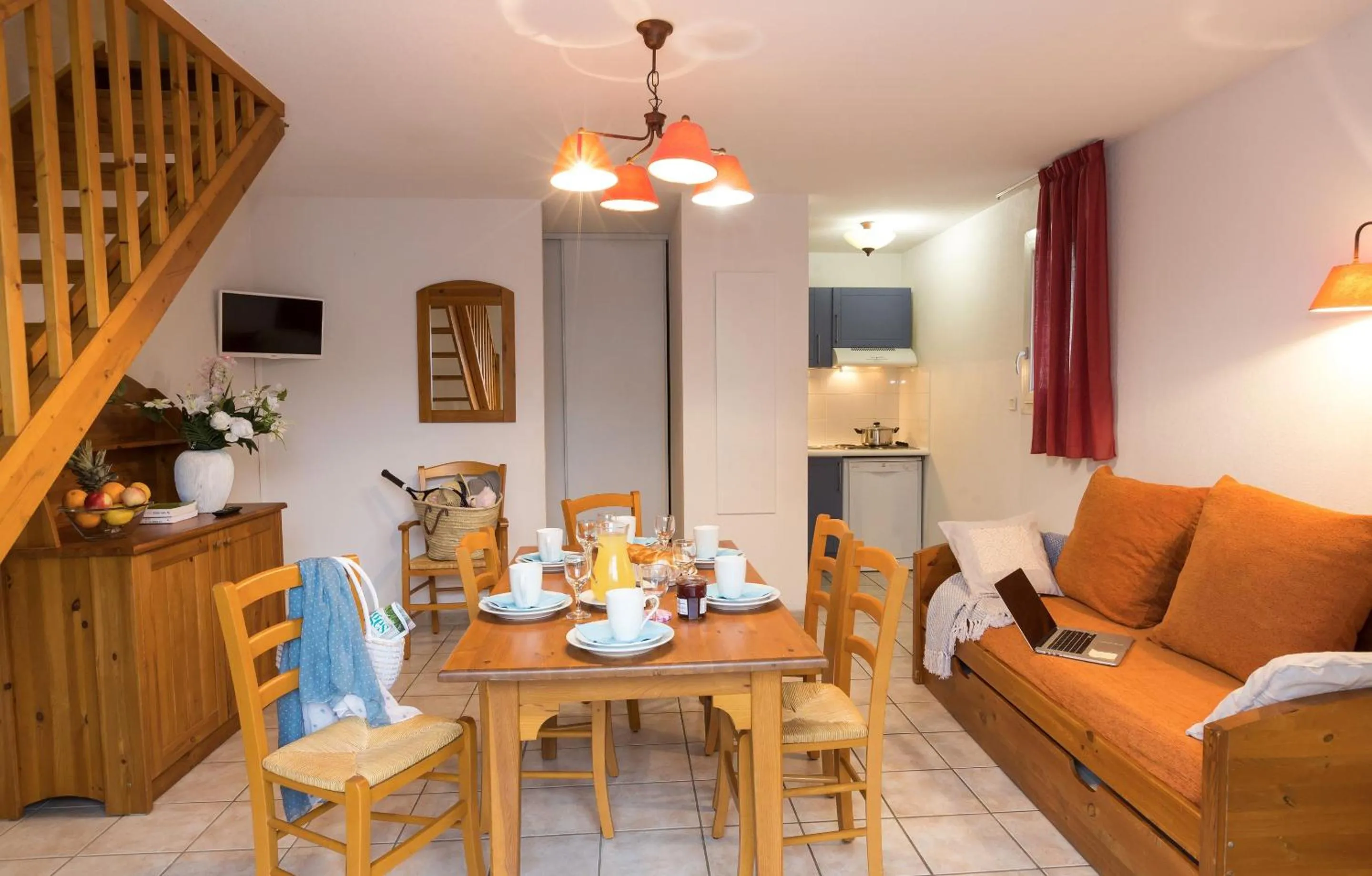 Seating area in Résidence Odalys Les Sources de Manon