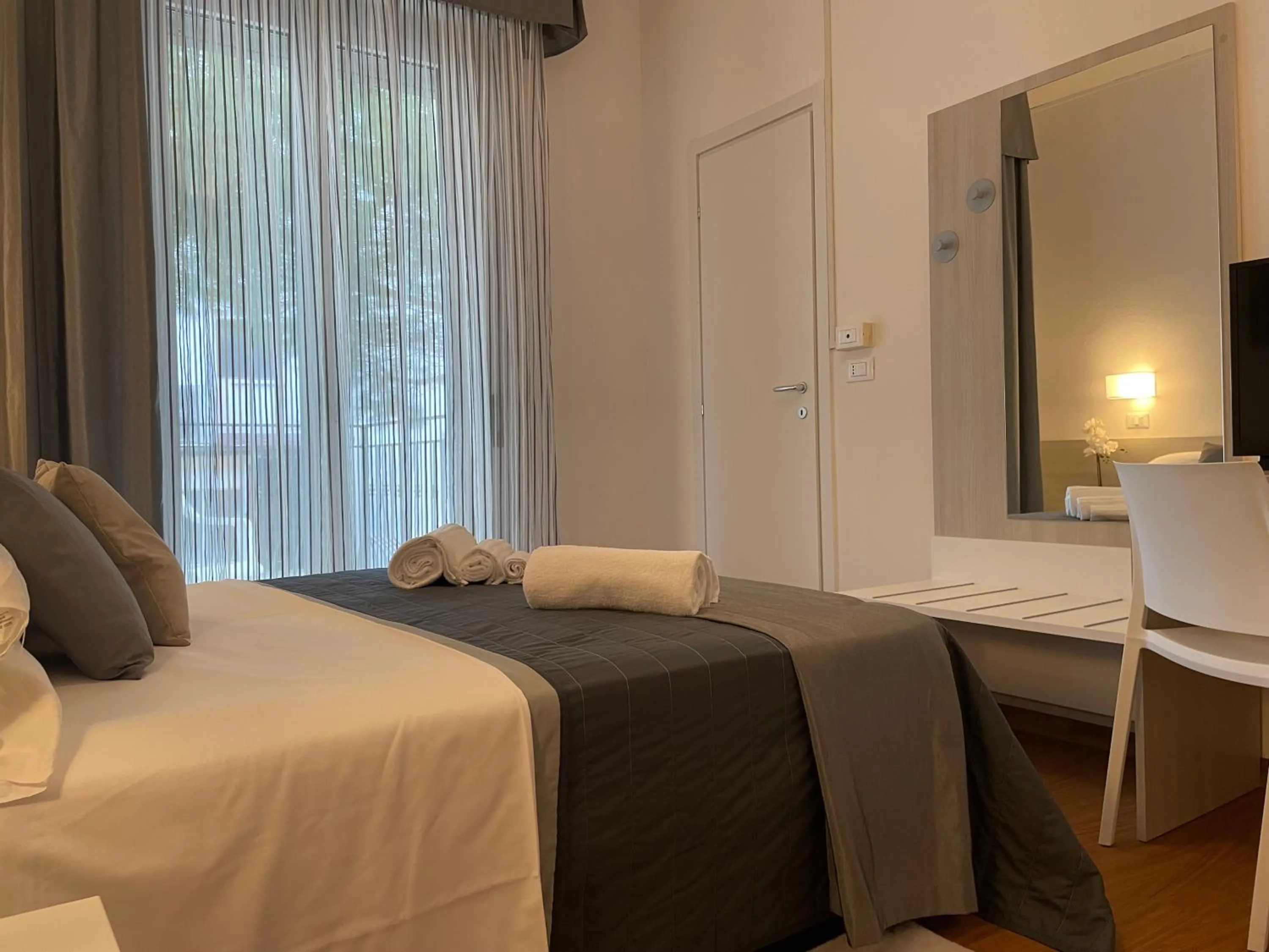 Bed in Hotel Augustus