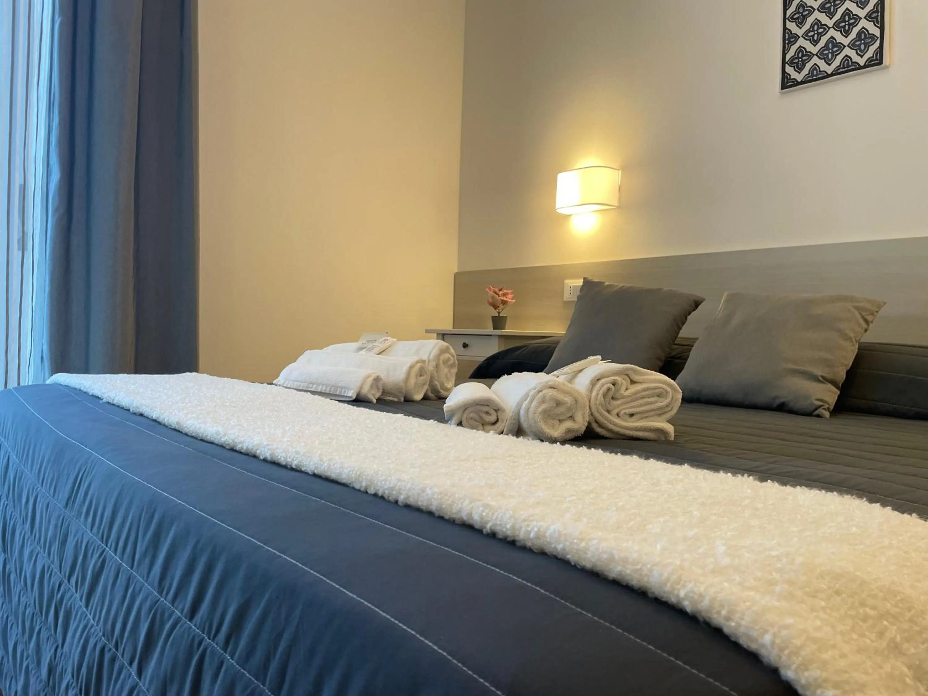 Bed in Hotel Augustus