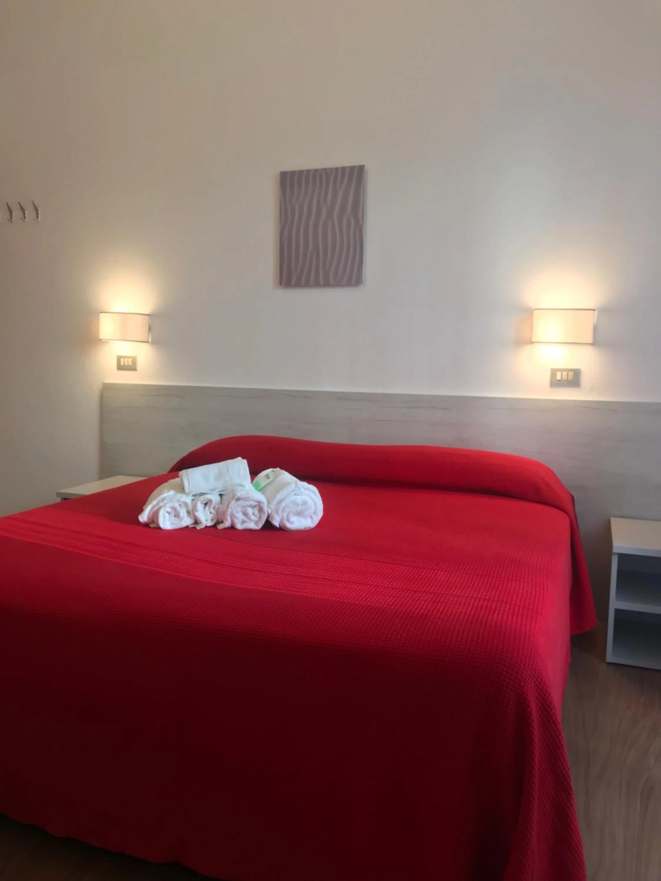 Bed in Hotel Augustus