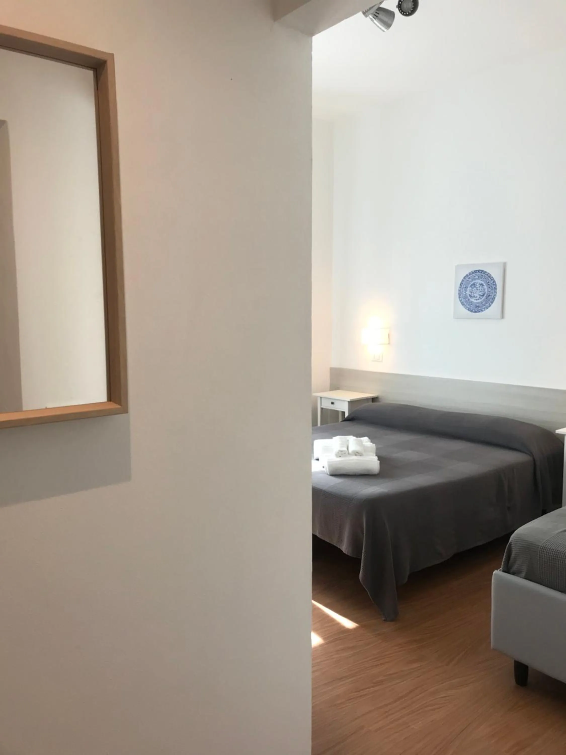 Bed in Hotel Augustus