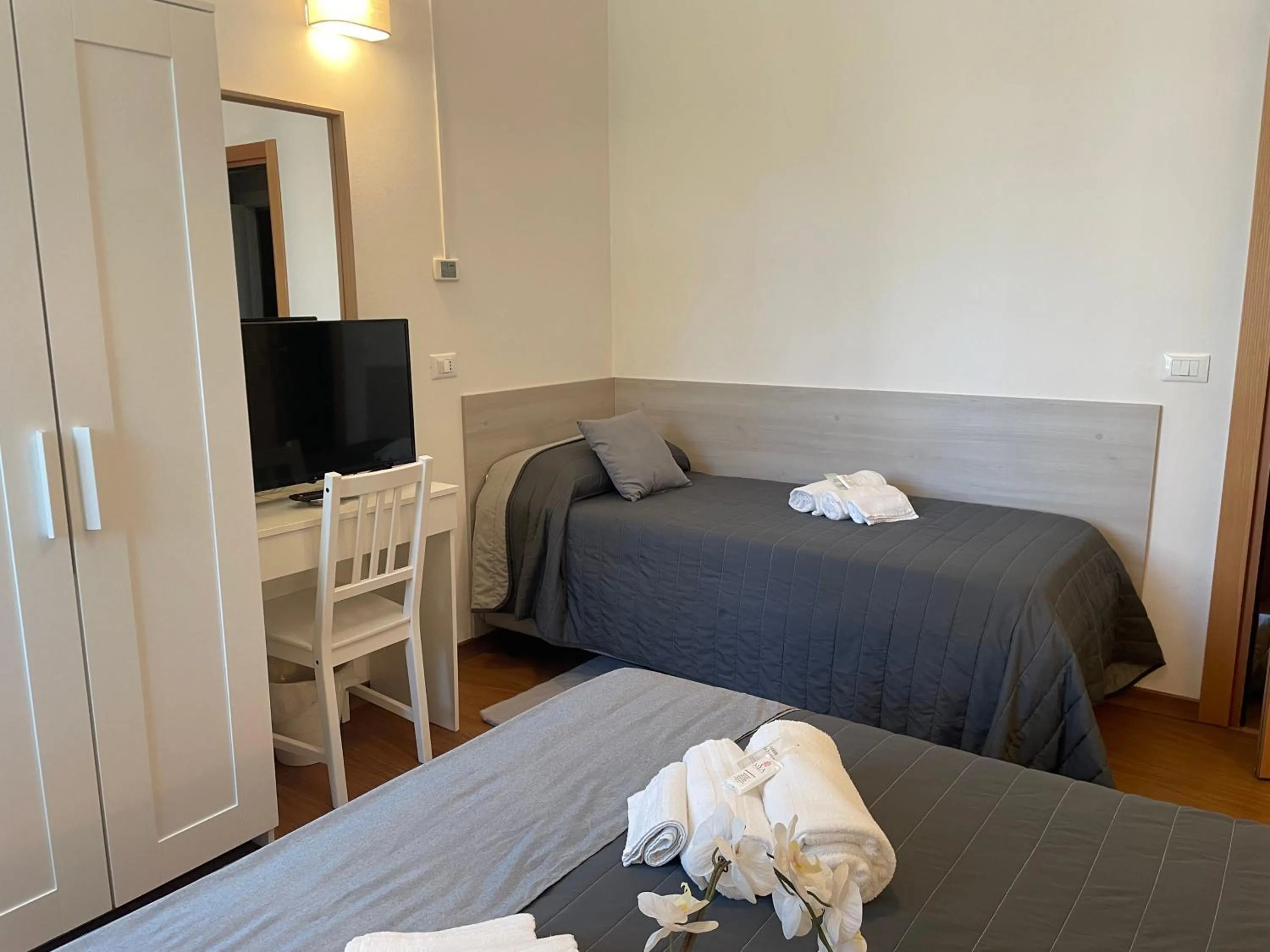 Bed in Hotel Augustus