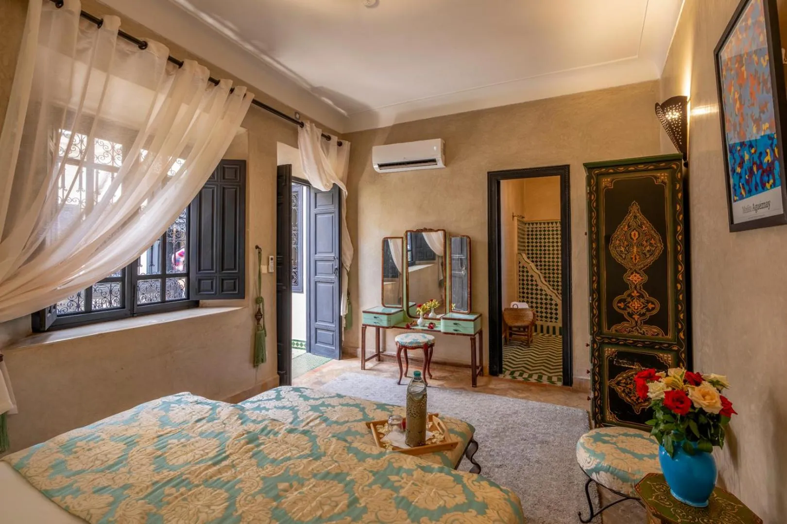 Bedroom, Bed in Riad Saba