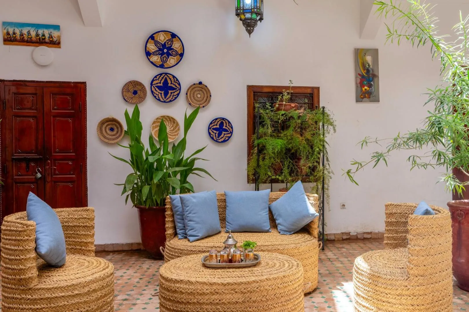 Living room in Riad Saba
