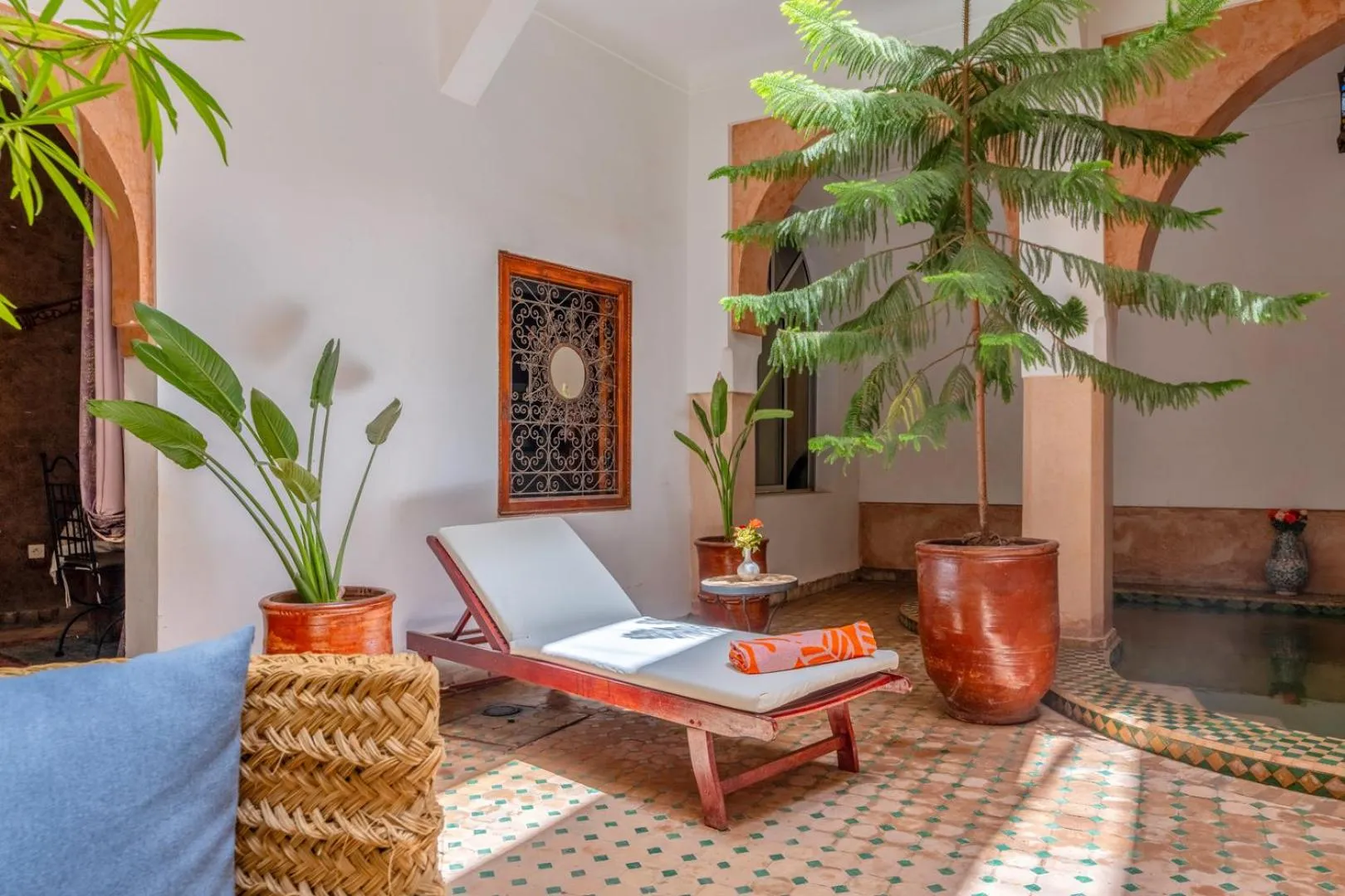 Living room in Riad Saba