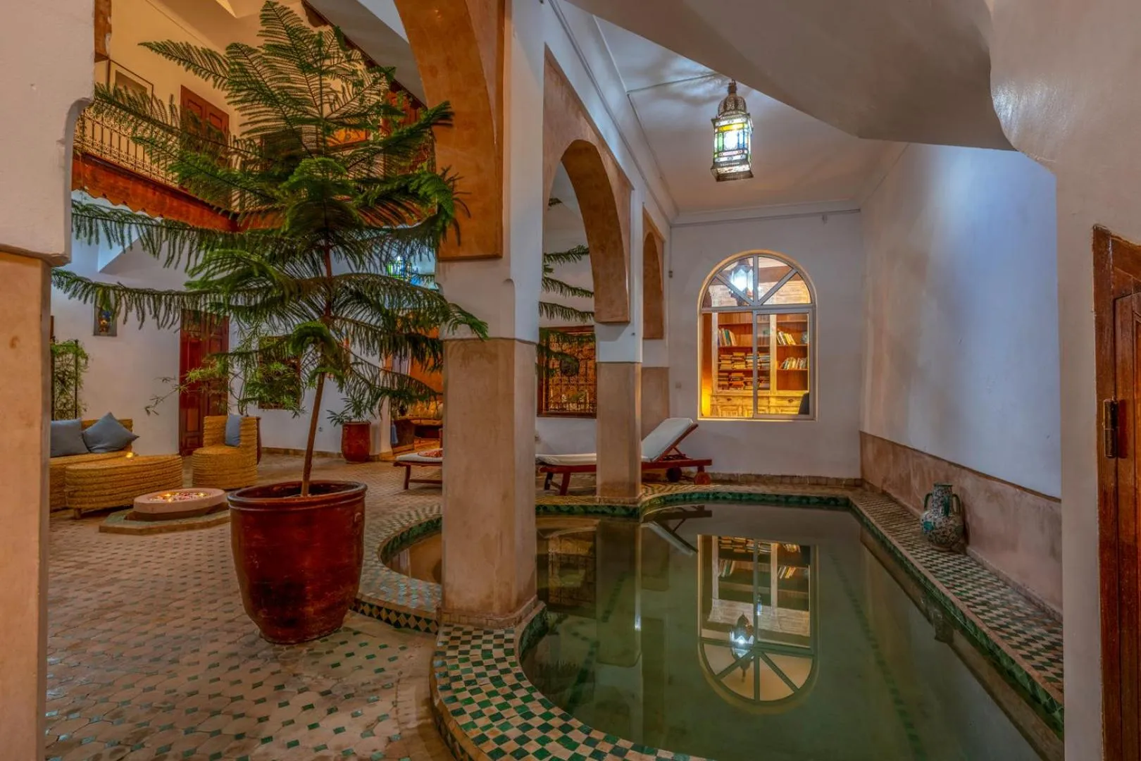 Pool view in Riad Saba