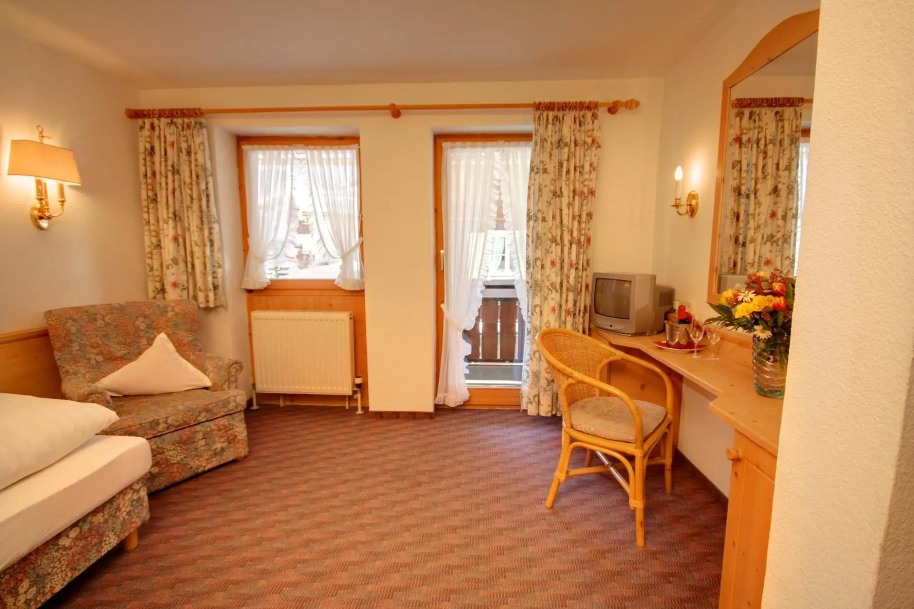 Single Room in Hotel Adler Garni Single Room in Hotel Adler Garni