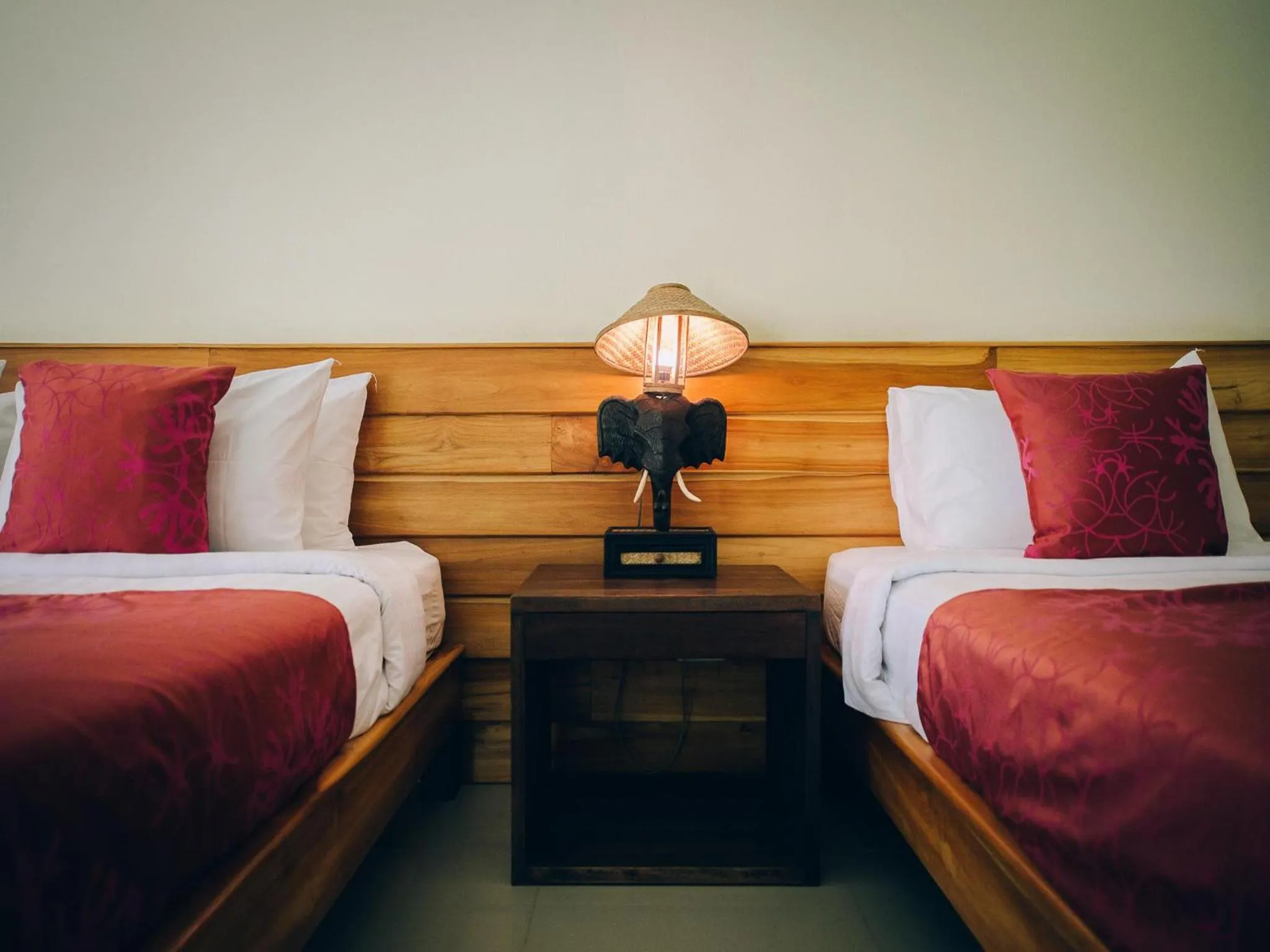 Bed in Good Times Resort Kanchanaburi