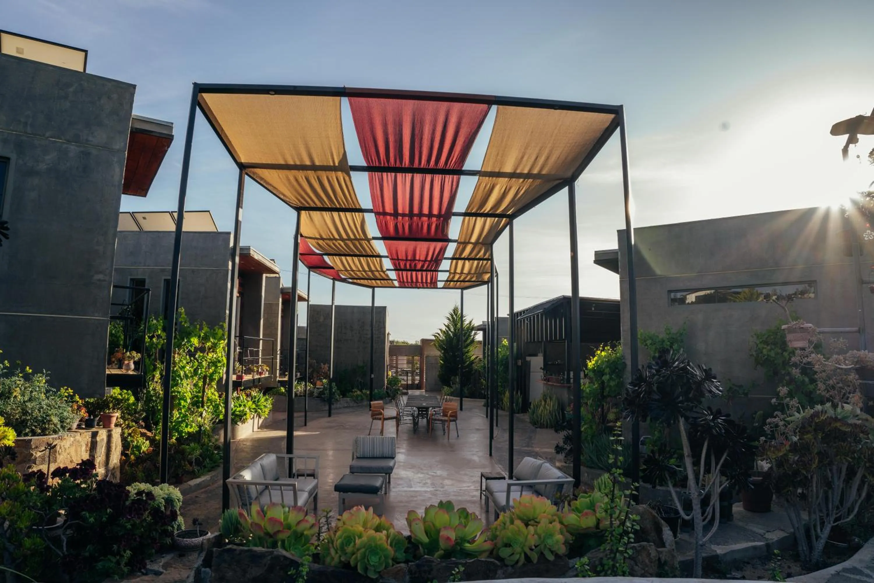 Patio in Entre Vides Valle de Guadalupe