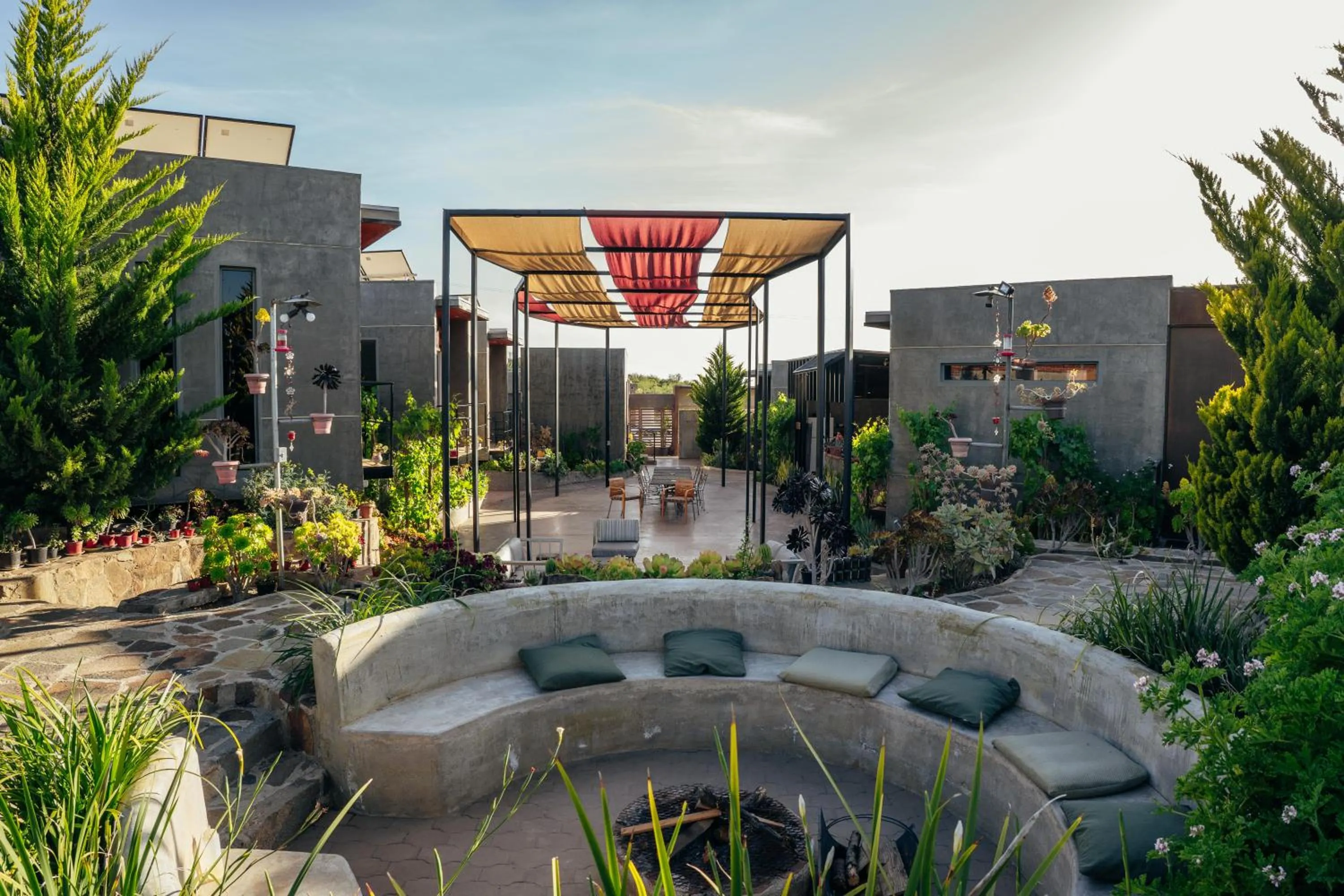Patio in Entre Vides Valle de Guadalupe