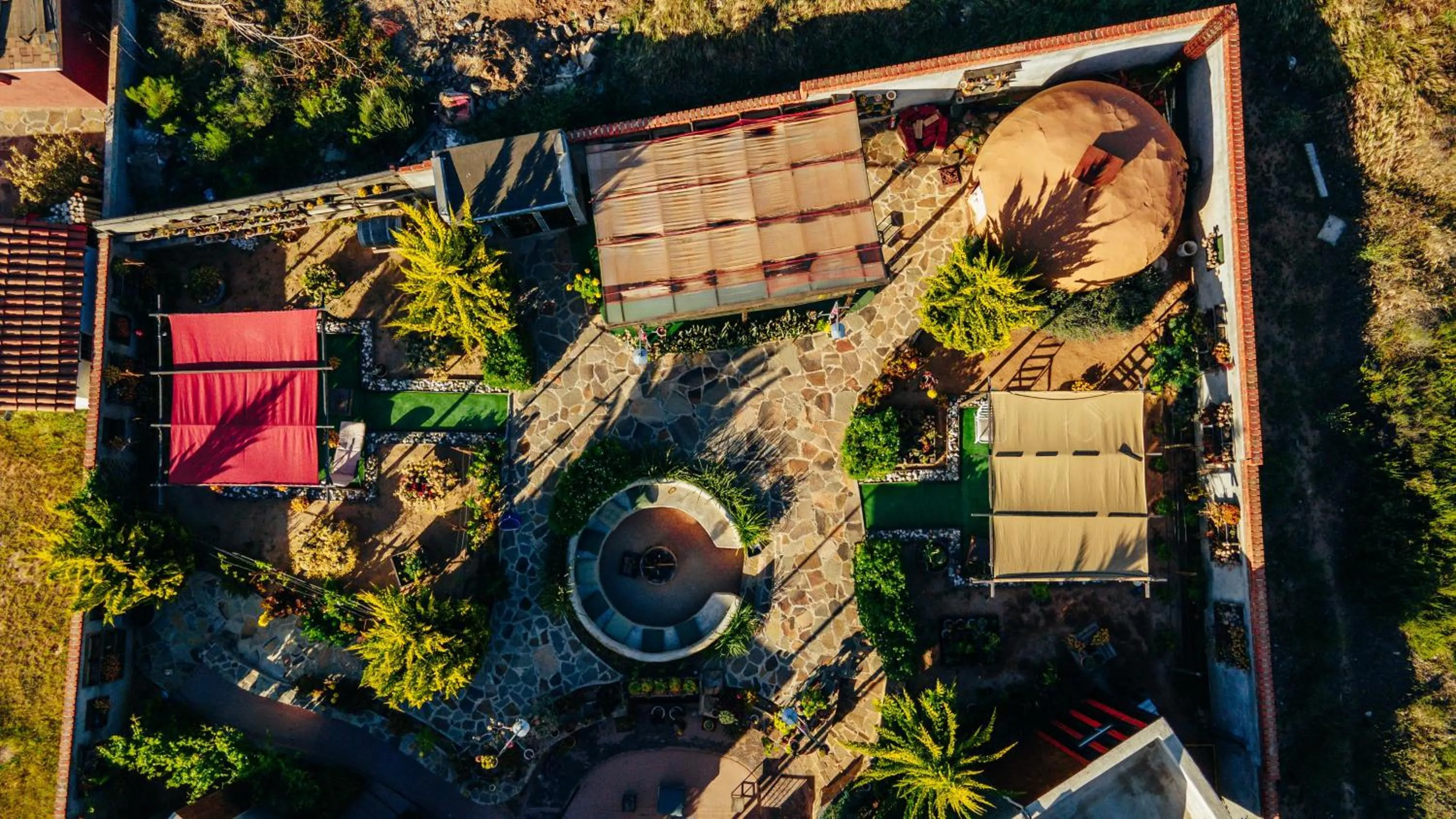 Bird's eye view in Entre Vides Valle de Guadalupe