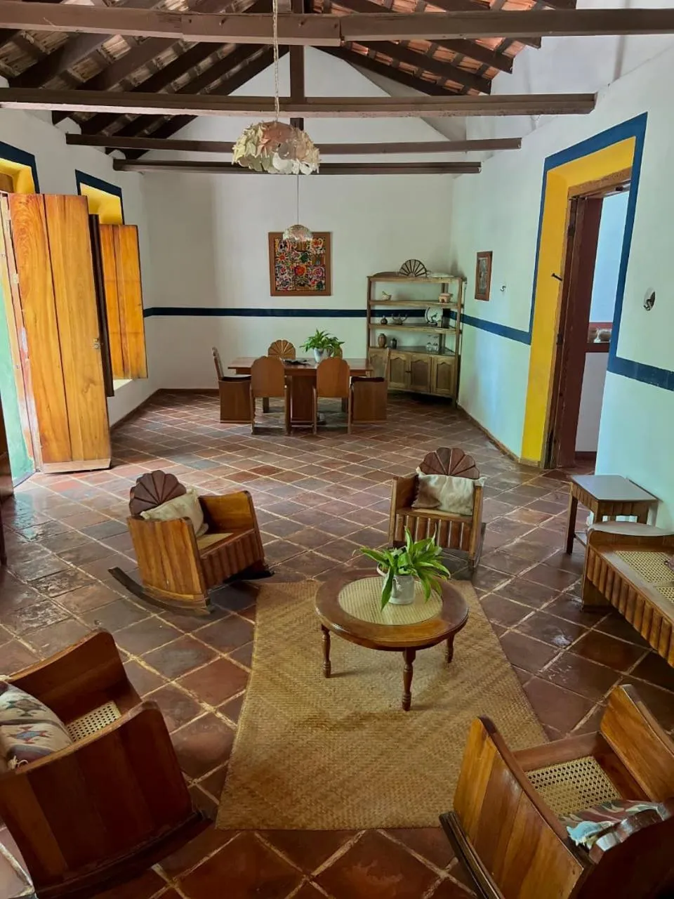Living room in Hacienda San Francisco Tzacalha